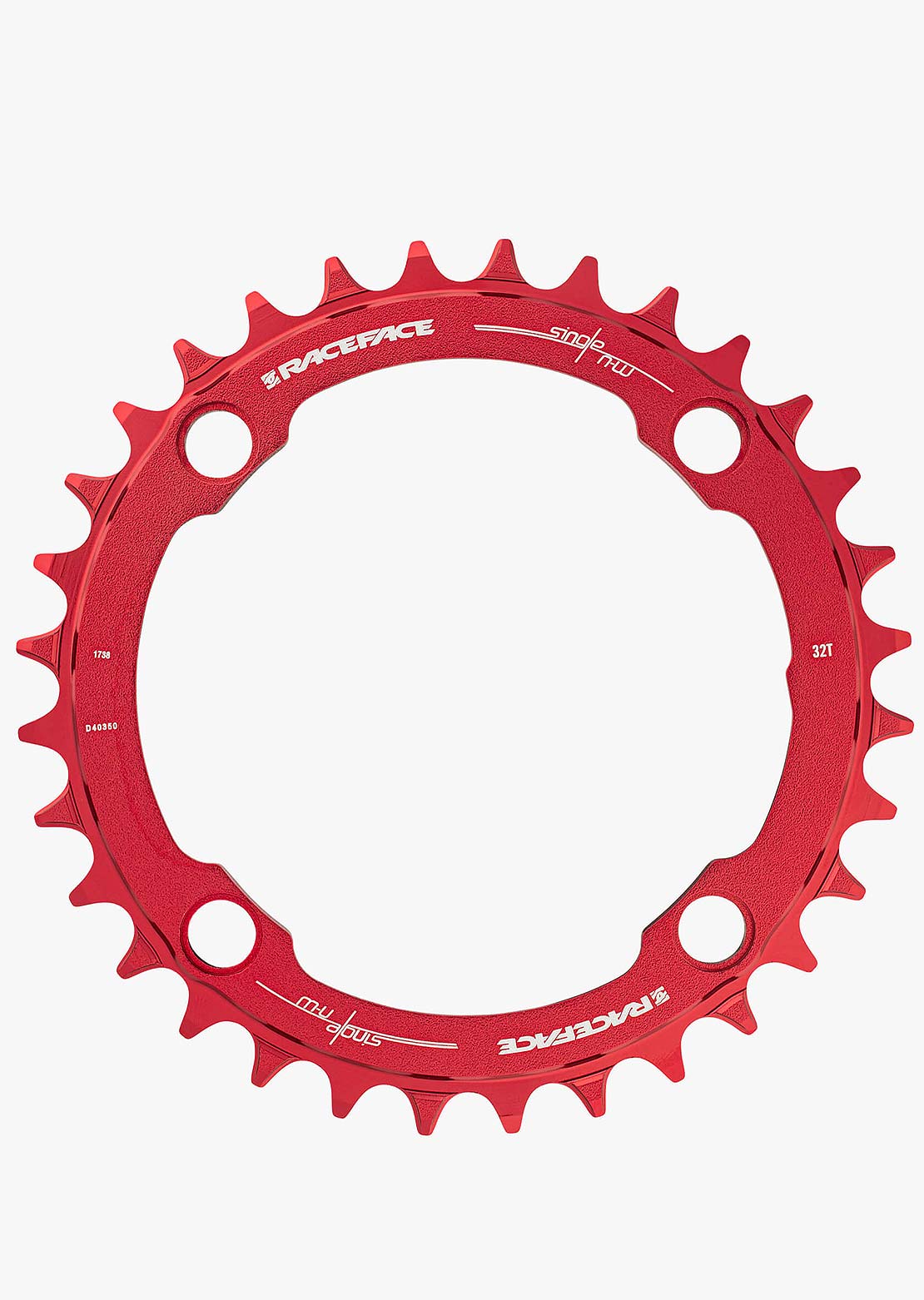 Race Face Narrow Wide Chainring Red