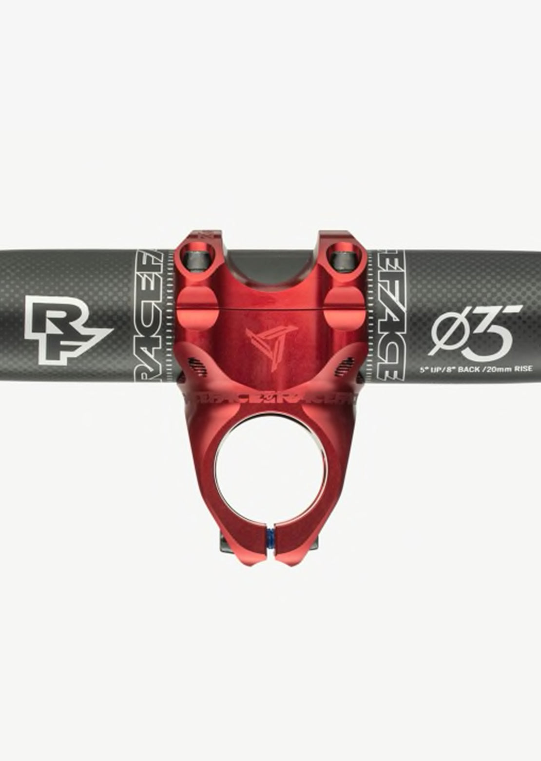 Race Face Turbine R 35 Stem Red Installed