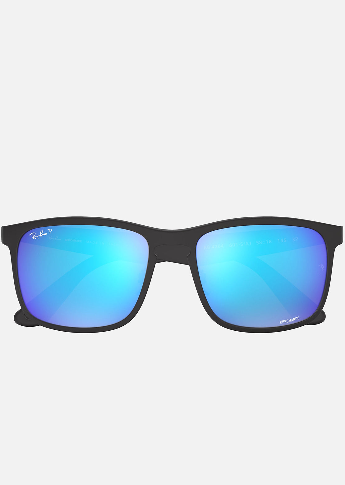 Ray-Ban Chromance RB4264 Polarized Sunglasses Nylon Black/Polarized Blue Mirror Chromance