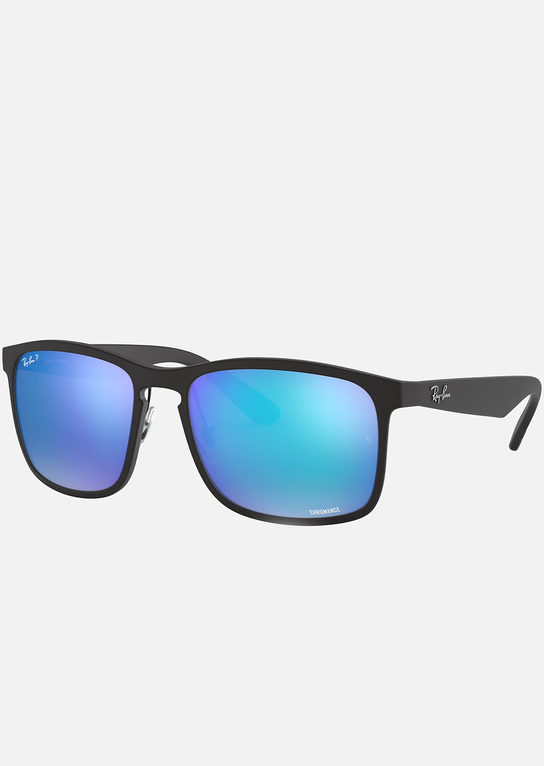 Ray-Ban Chromance RB4264 Polarized Sunglasses Nylon Black/Polarized Blue Mirror Chromance