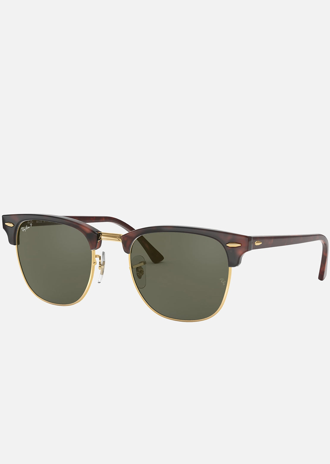 Ray-Ban Clubmaster Classic RB3016 Sunglasses Acetate Tortoise/Green Classic G-15