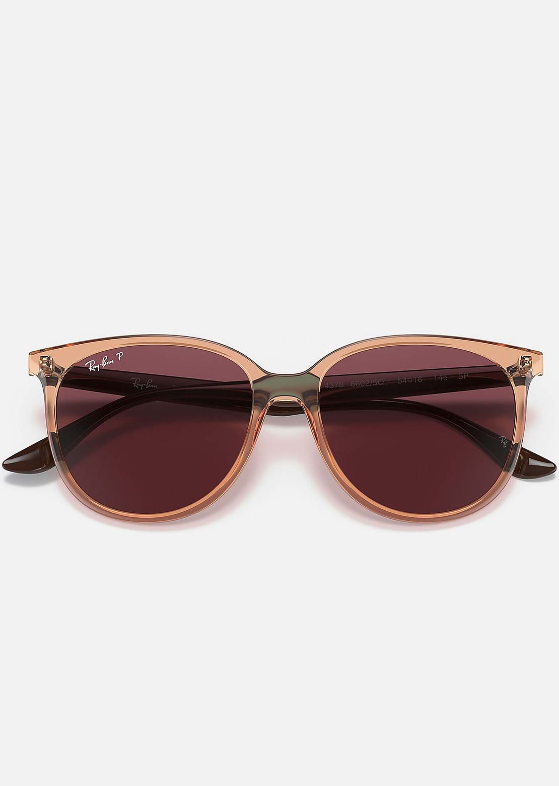Ray-Ban RB4378 Sunglasses Transparent Brown