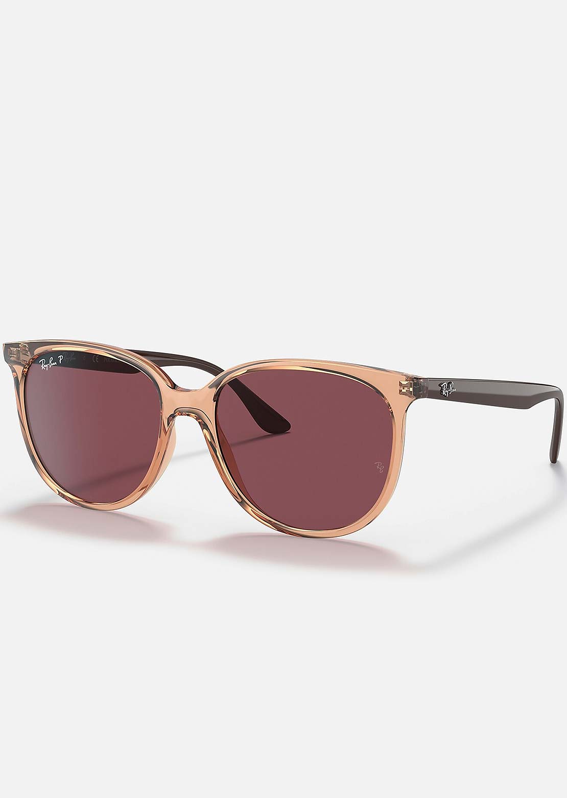 Ray-Ban RB4378 Sunglasses Transparent Brown