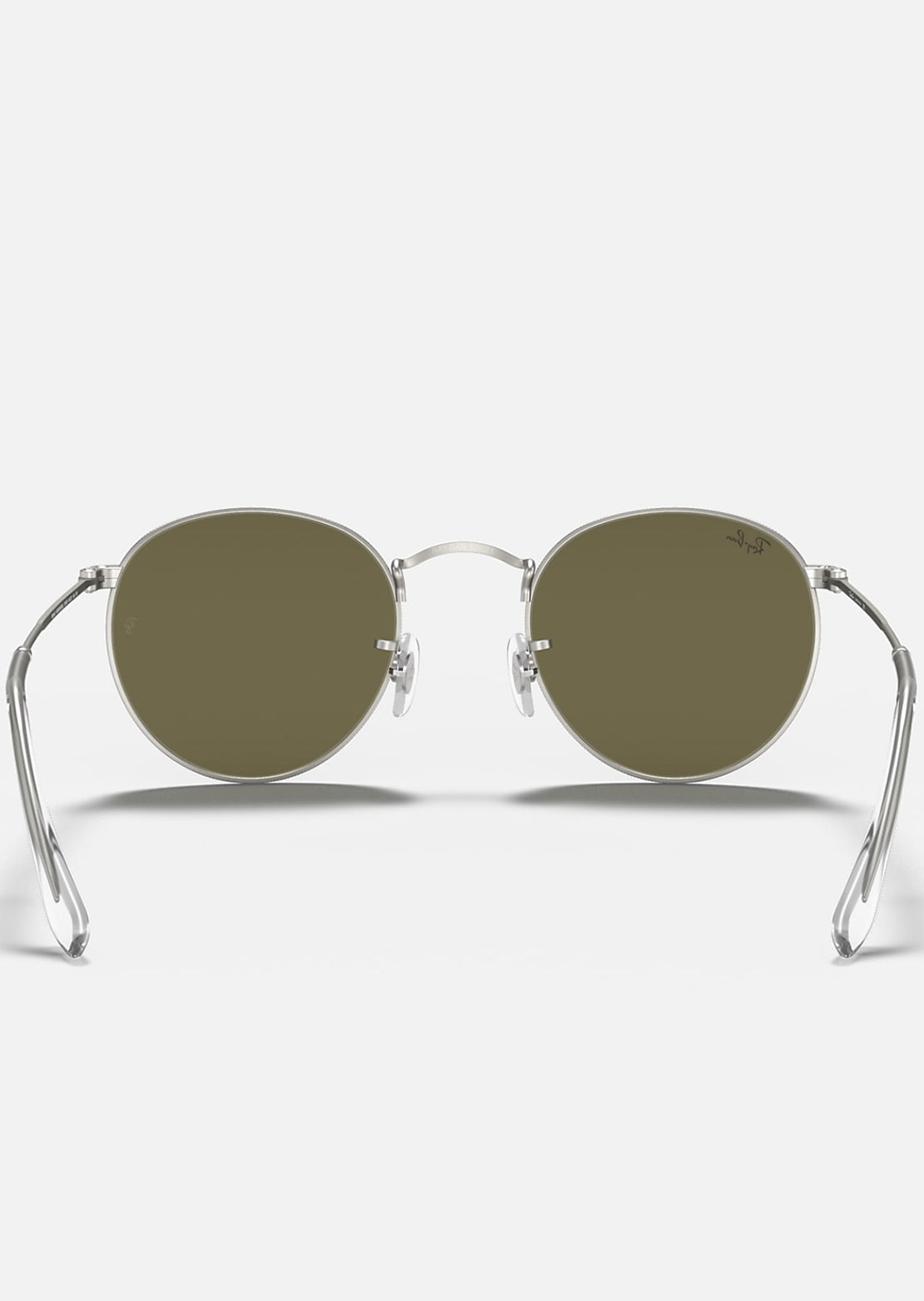 Ray-Ban Round Metal Legend Gold RB3447 Sunglasses Metal Silver/Silver Flash