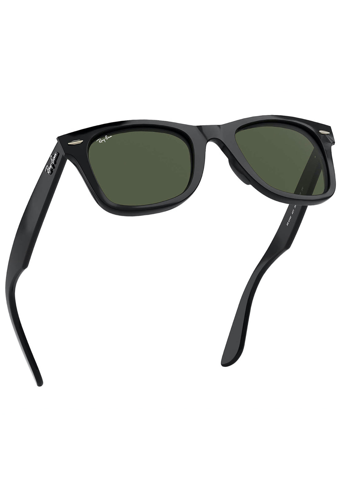 Ray-Ban Wayfarer Ease RB4340 Sunglasses Injected Black/Green Classic G-15