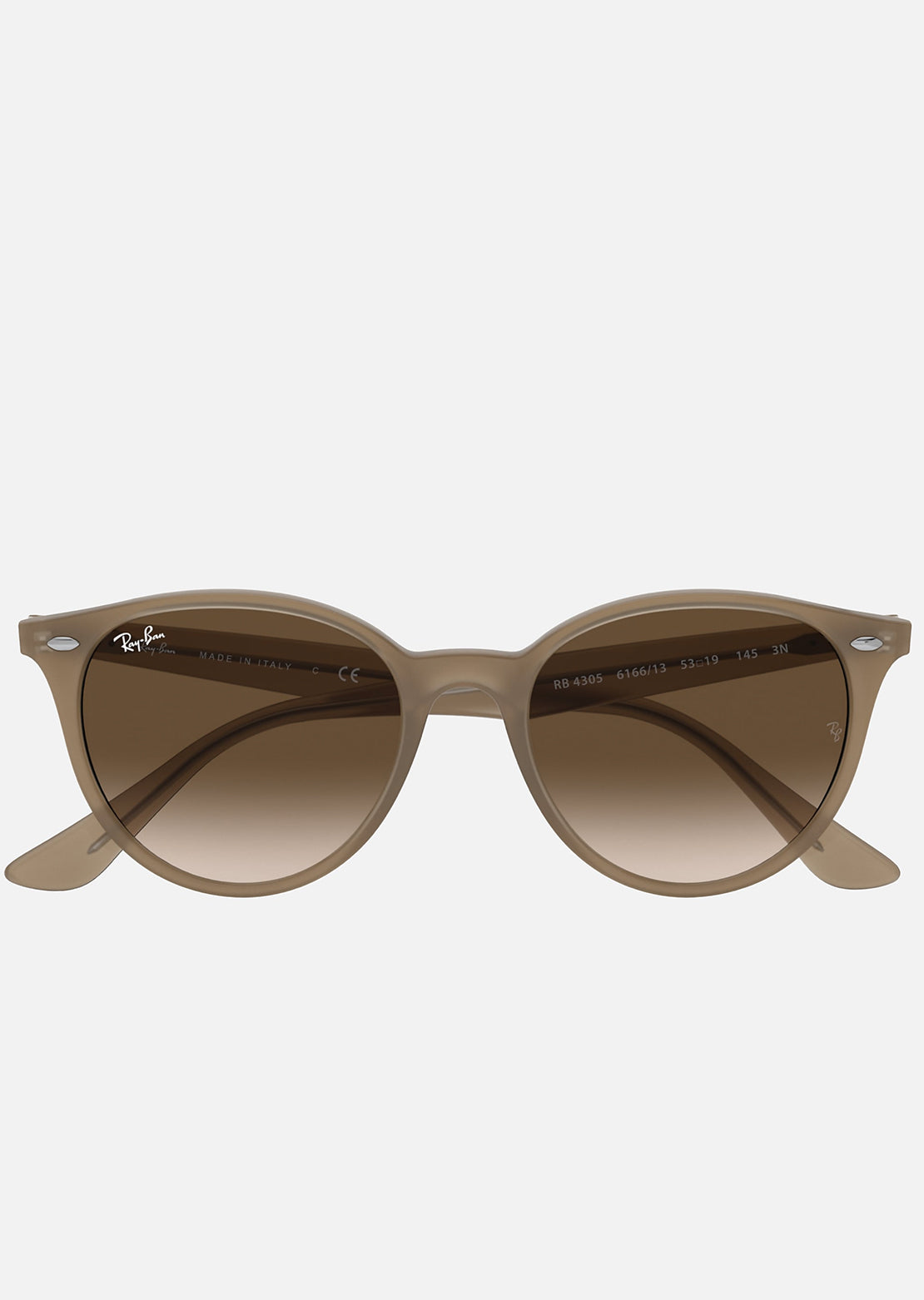 Ray-Ban RB4305 Sunglasses Opal Beige/ Brown Gradient