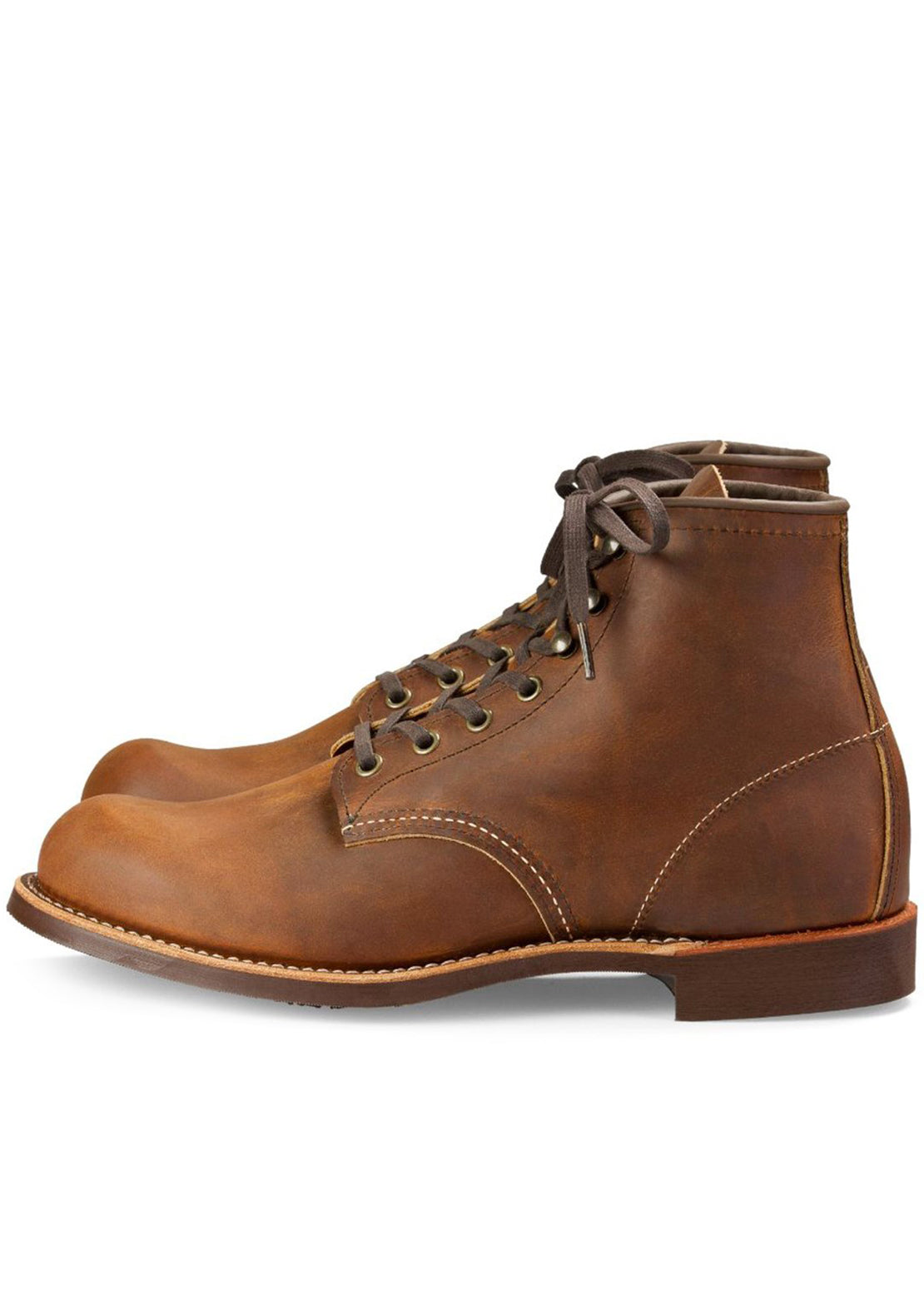 Redwing Men&#39;s Blacksmith Round Toe Boots Copper Rough &amp; Tough Leather