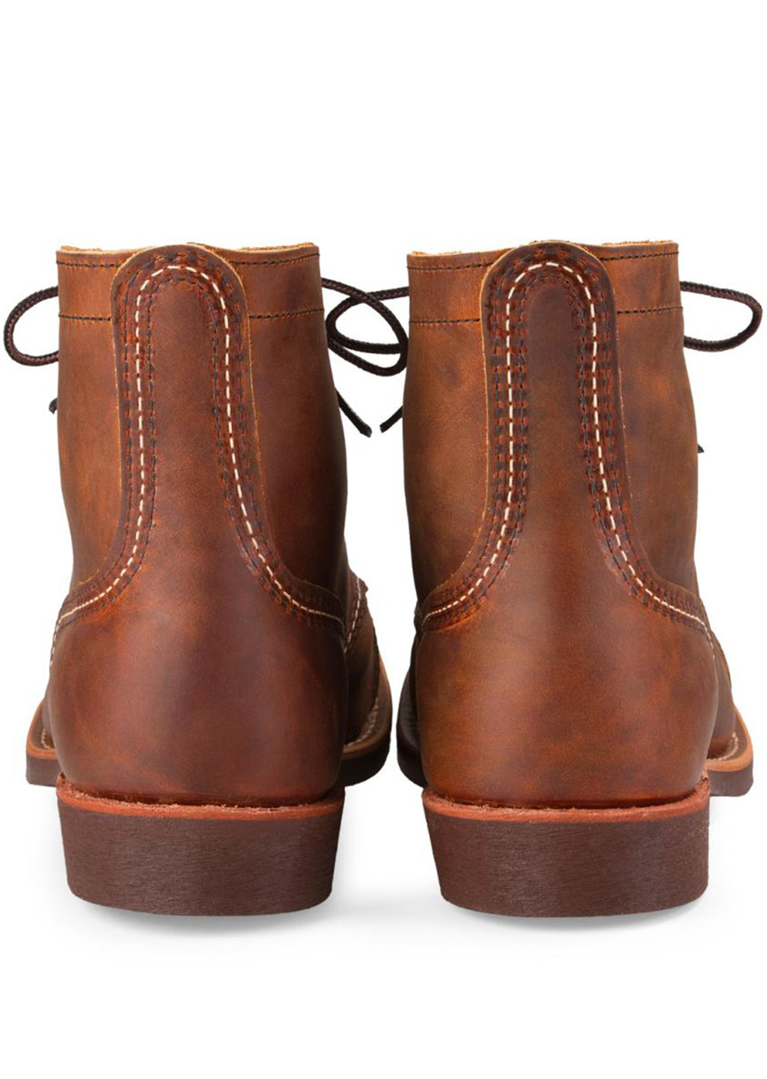 Redwing Men's Iron Ranger Casual Boots Copper Rough & Tough Leather