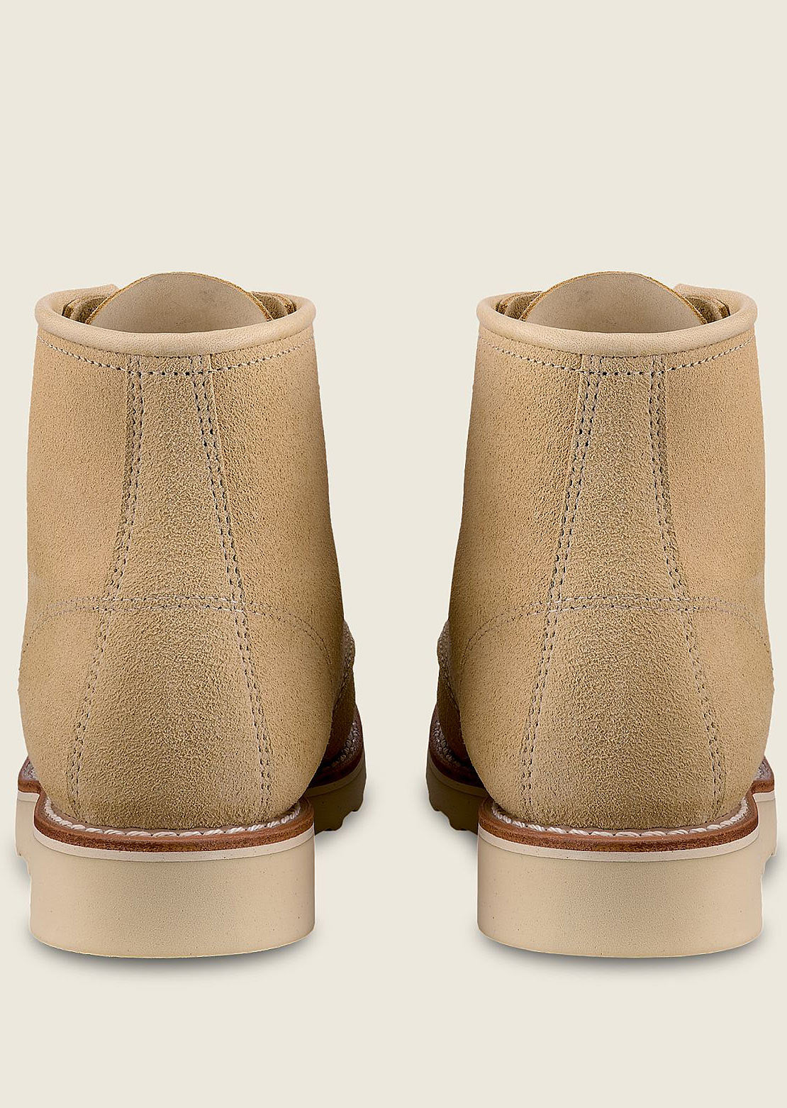 Redwing Women's 6" Classic Moc Boots Cream