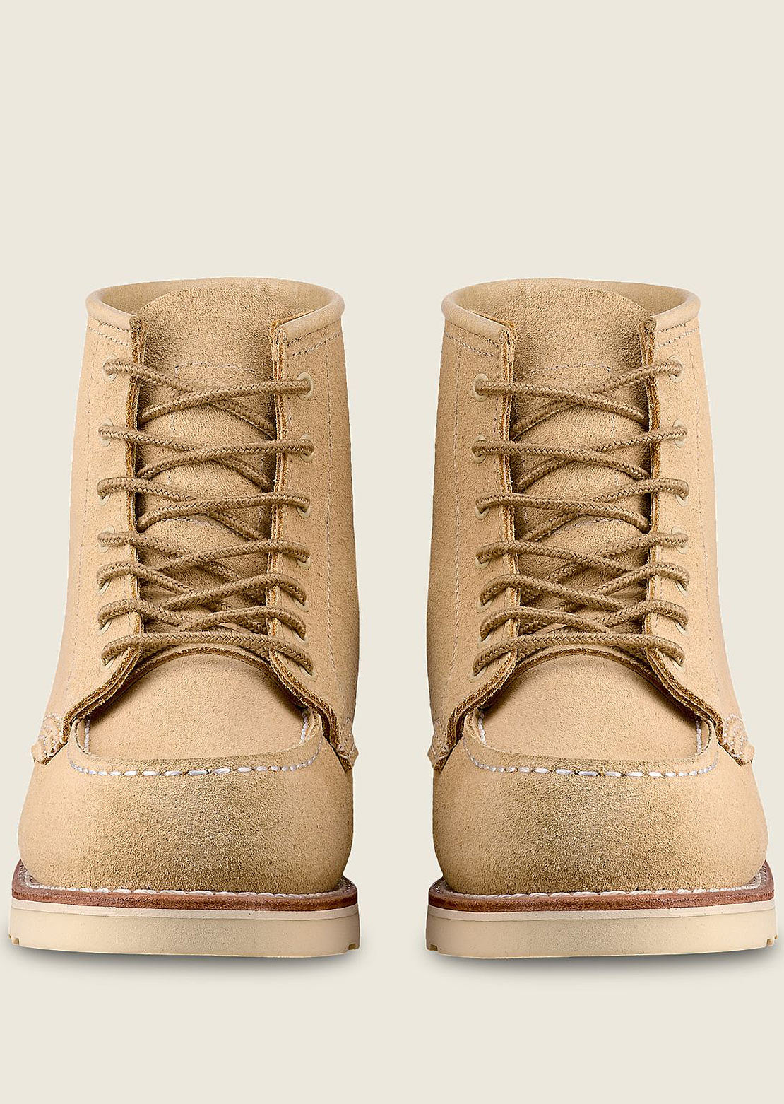 Redwing Women's 6" Classic Moc Boots Cream