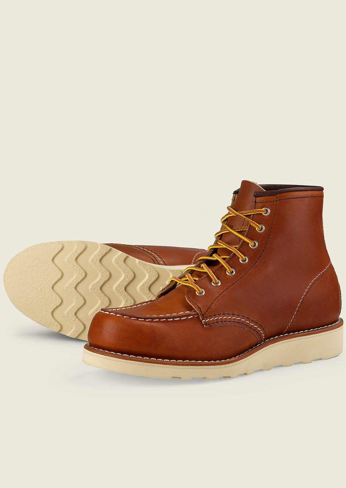 Redwing Women's 6" Classic Moc Toe Boots Oro