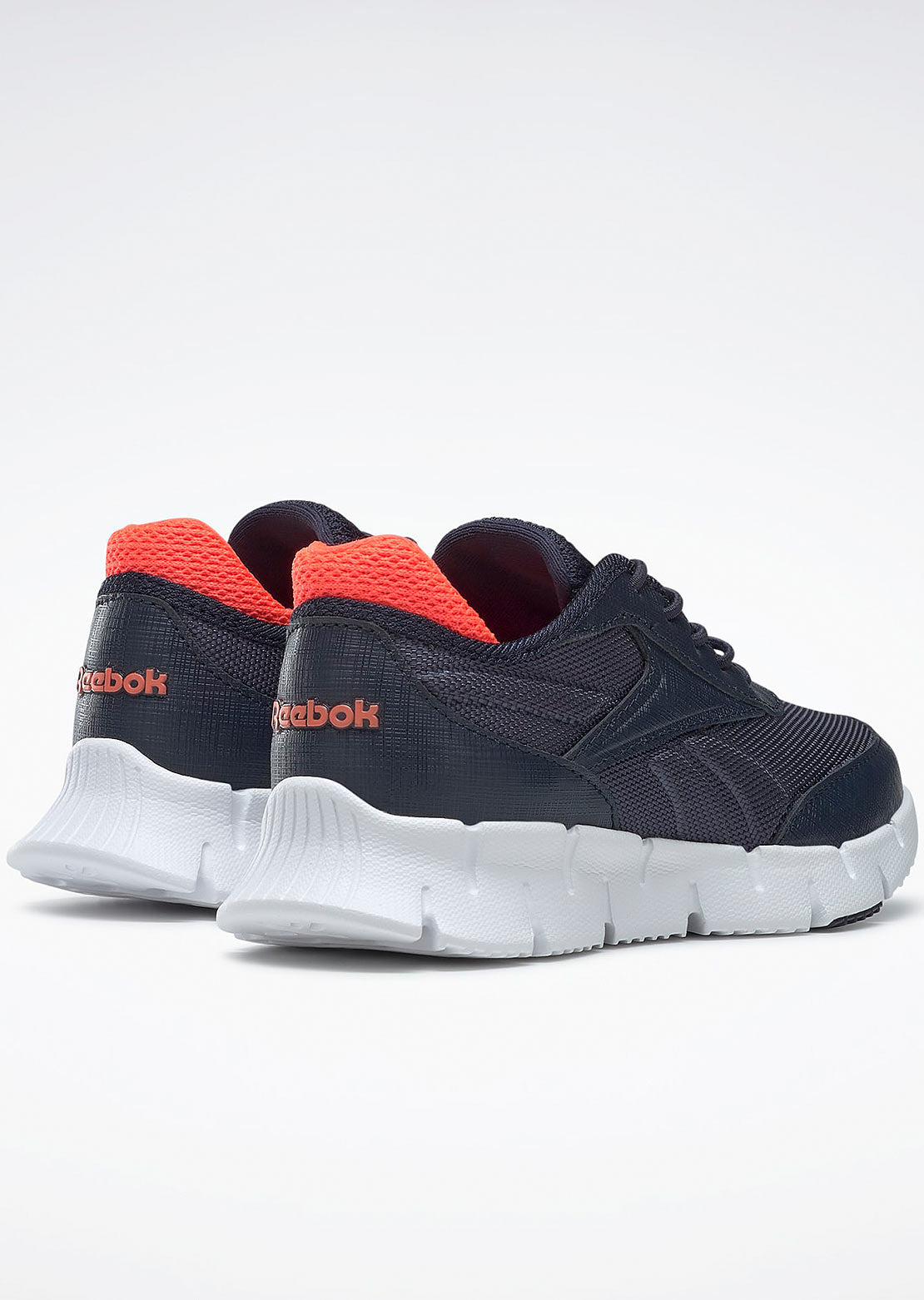 Reebok Junior Zig Dynamica 3 ALT Shoes Vector Navy/Batik Blue/Orange Flare
