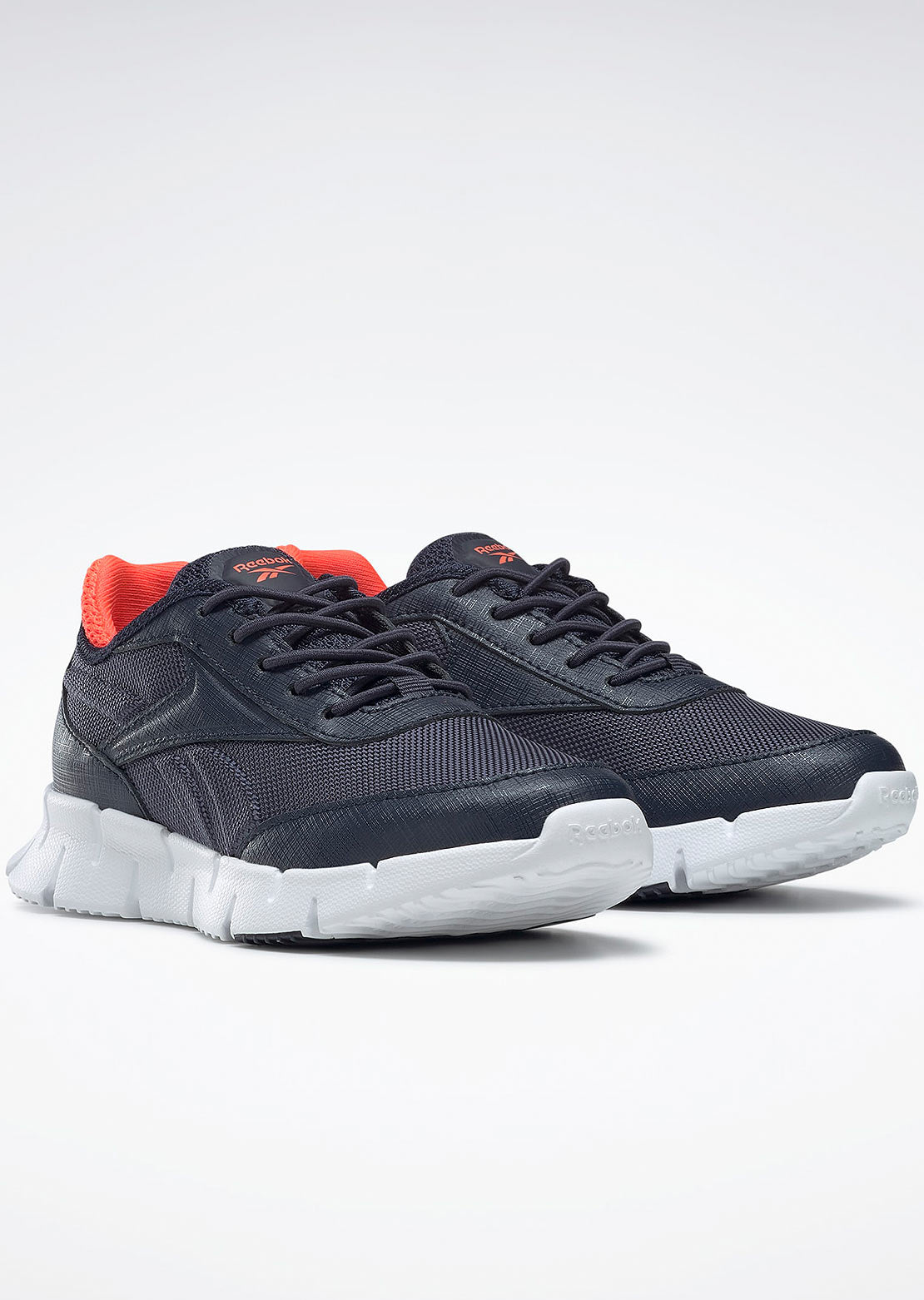 Reebok Junior Zig Dynamica 3 ALT Shoes Vector Navy/Batik Blue/Orange Flare