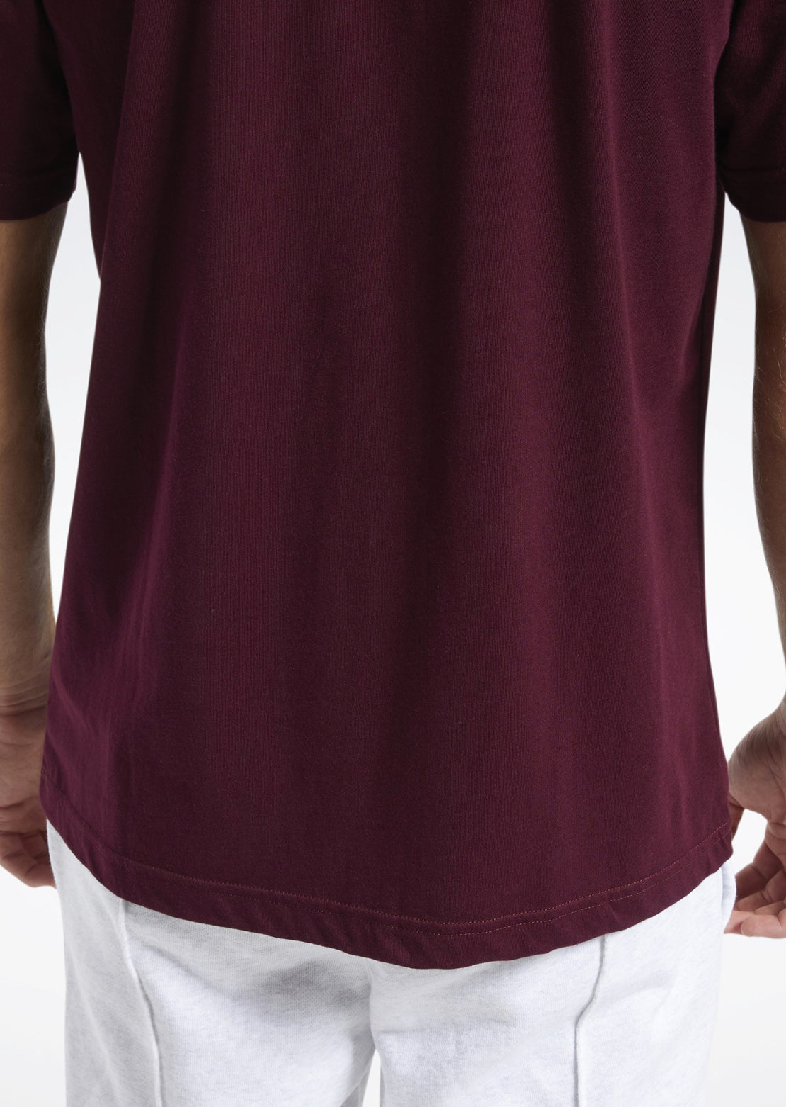 Reebok Men&#39;s CL F Pocket T-Shirt Maroon