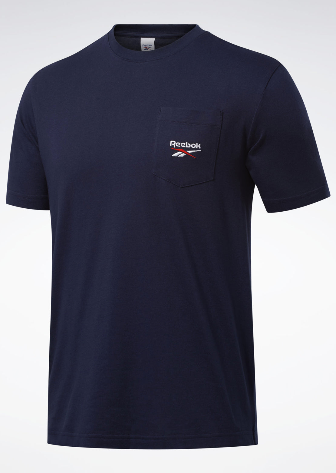 Reebok Men&#39;s CL F Pocket T-Shirt Vector Navy