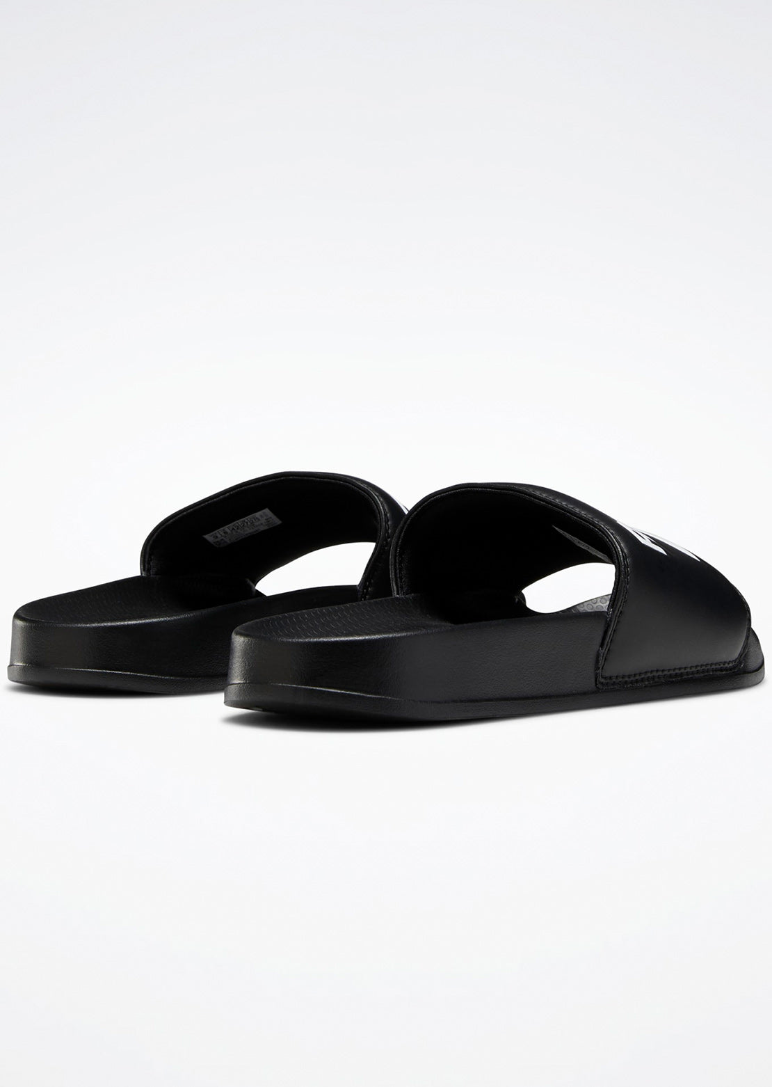 Reebok Men&#39;s Classic Slides Black/White/Black