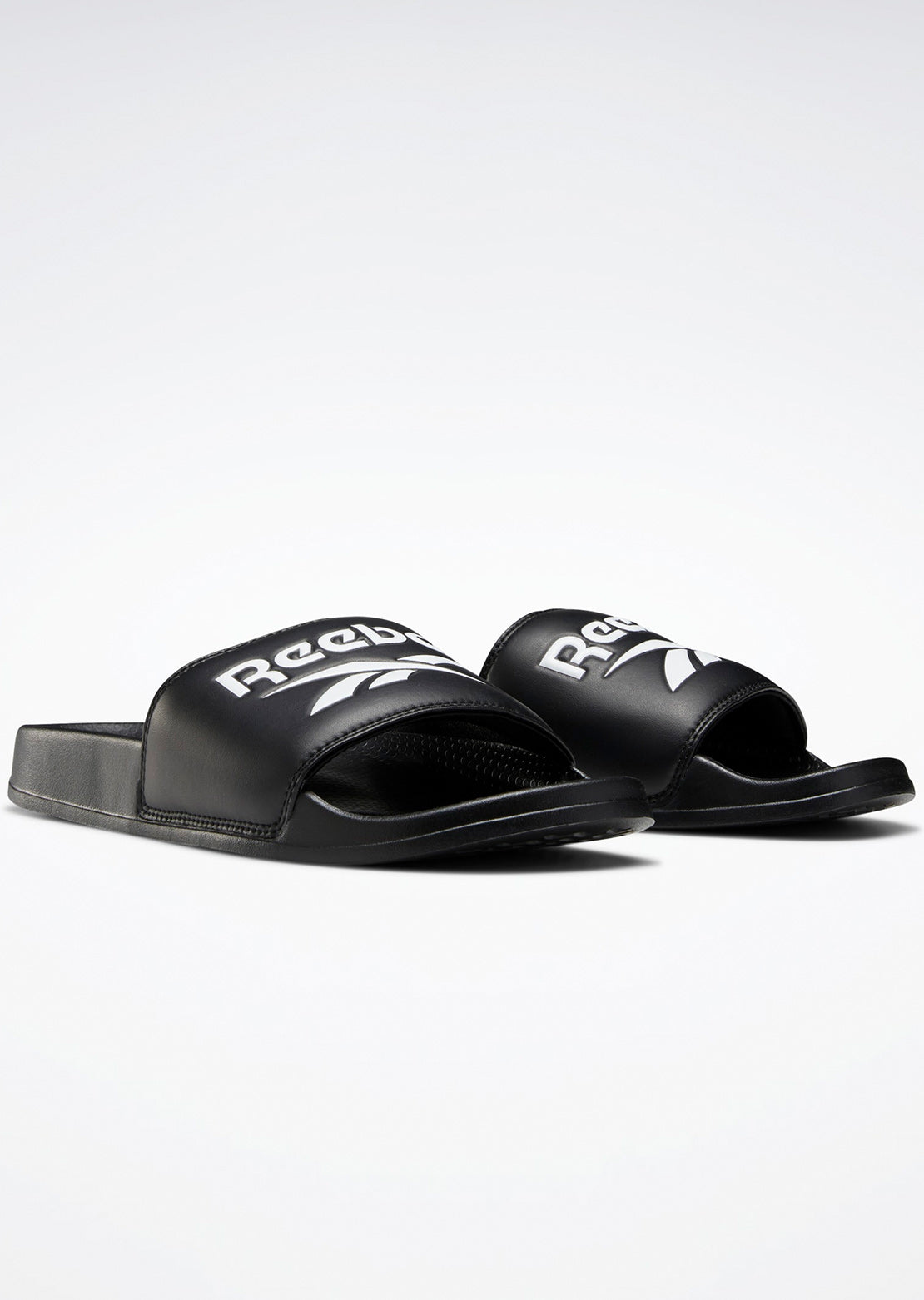 Reebok Men&#39;s Classic Slides Black/White/Black