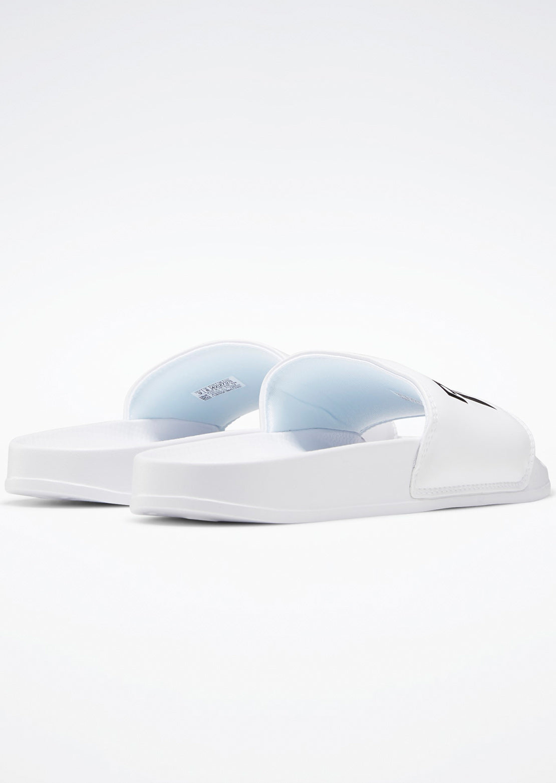 Reebok Men&#39;s Classic Slides White/Black/White