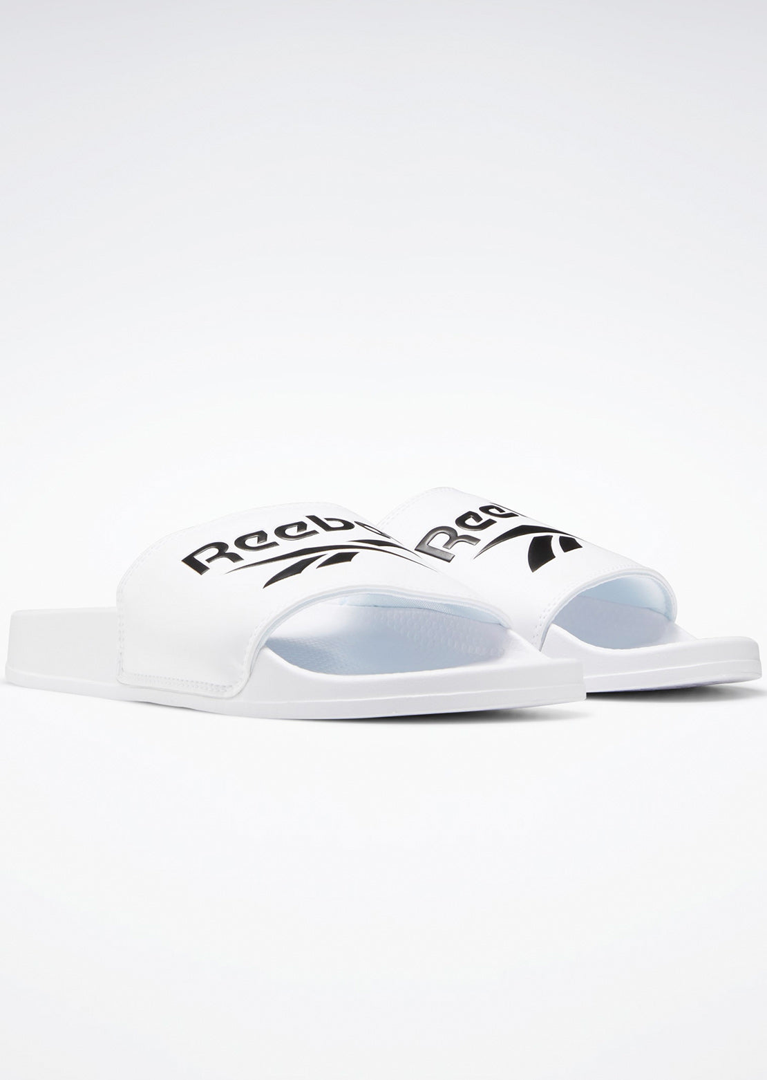 Reebok Men&#39;s Classic Slides White/Black/White