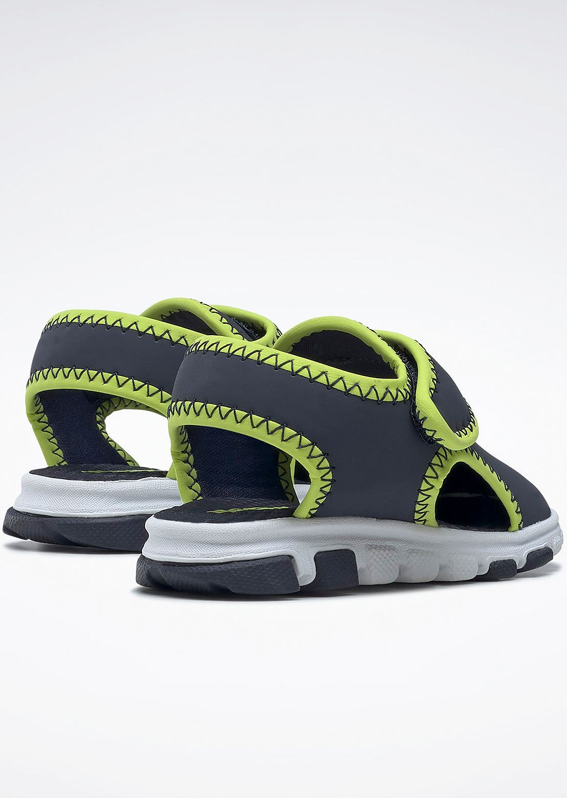 Reebok Toddler Wave Glider III Shoes Vector Navy/Acid Yellow/FTWR White