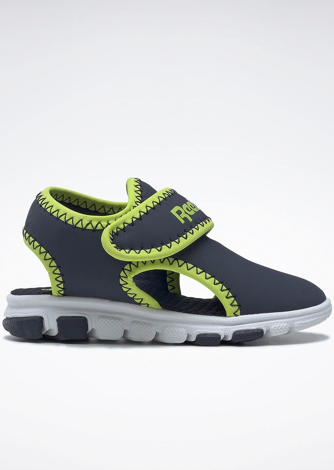Reebok Toddler Wave Glider III Shoes Vector Navy/Acid Yellow/FTWR White