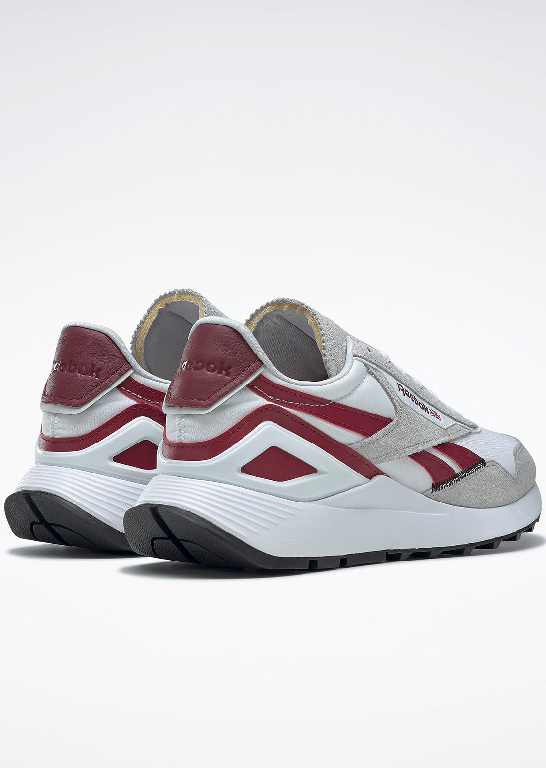 Reebok Unisex CL Legacy AZ Shoes FTWR White/Pure Grey 2/Classic Burgundy