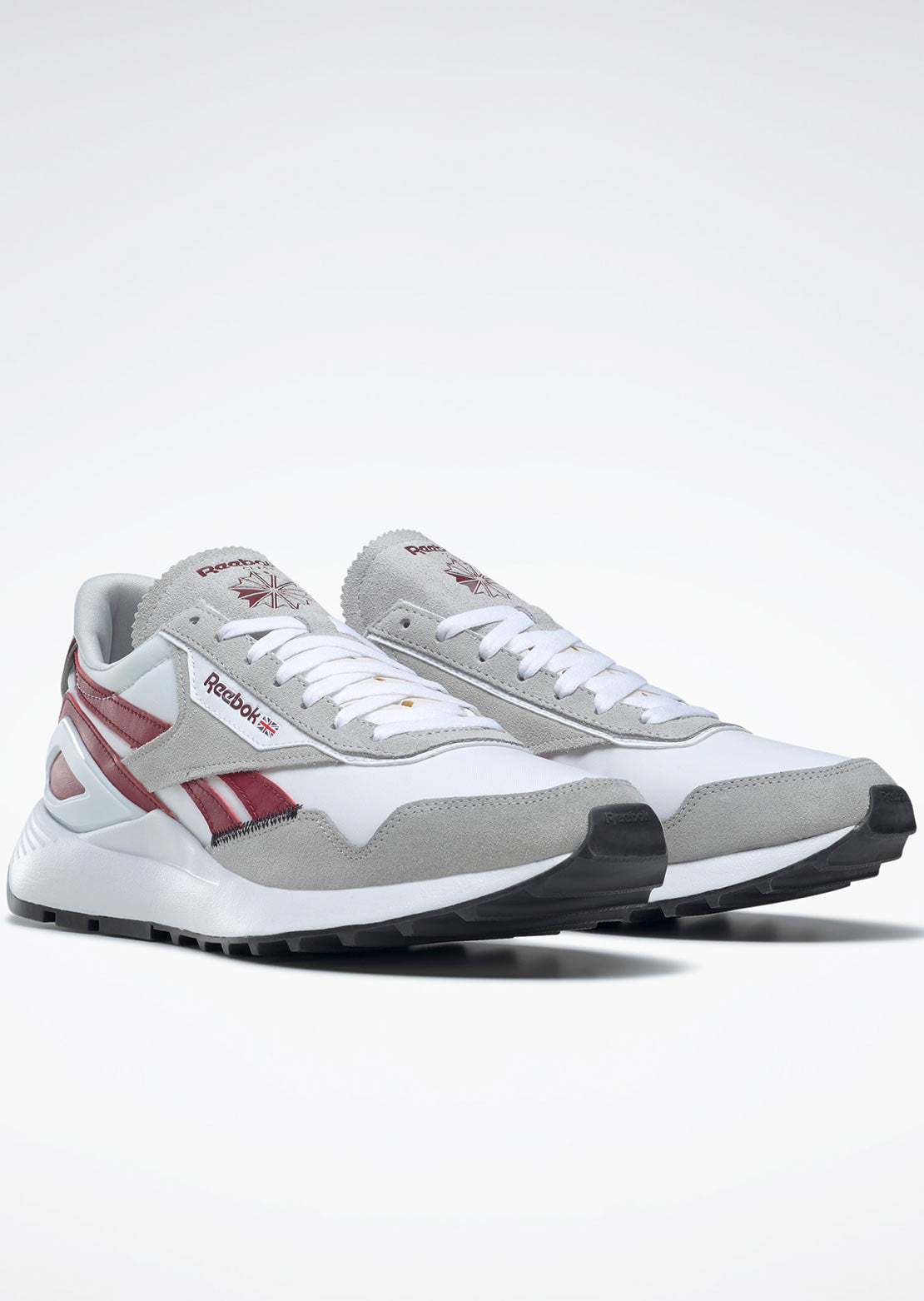 Reebok Unisex CL Legacy AZ Shoes FTWR White/Pure Grey 2/Classic Burgundy