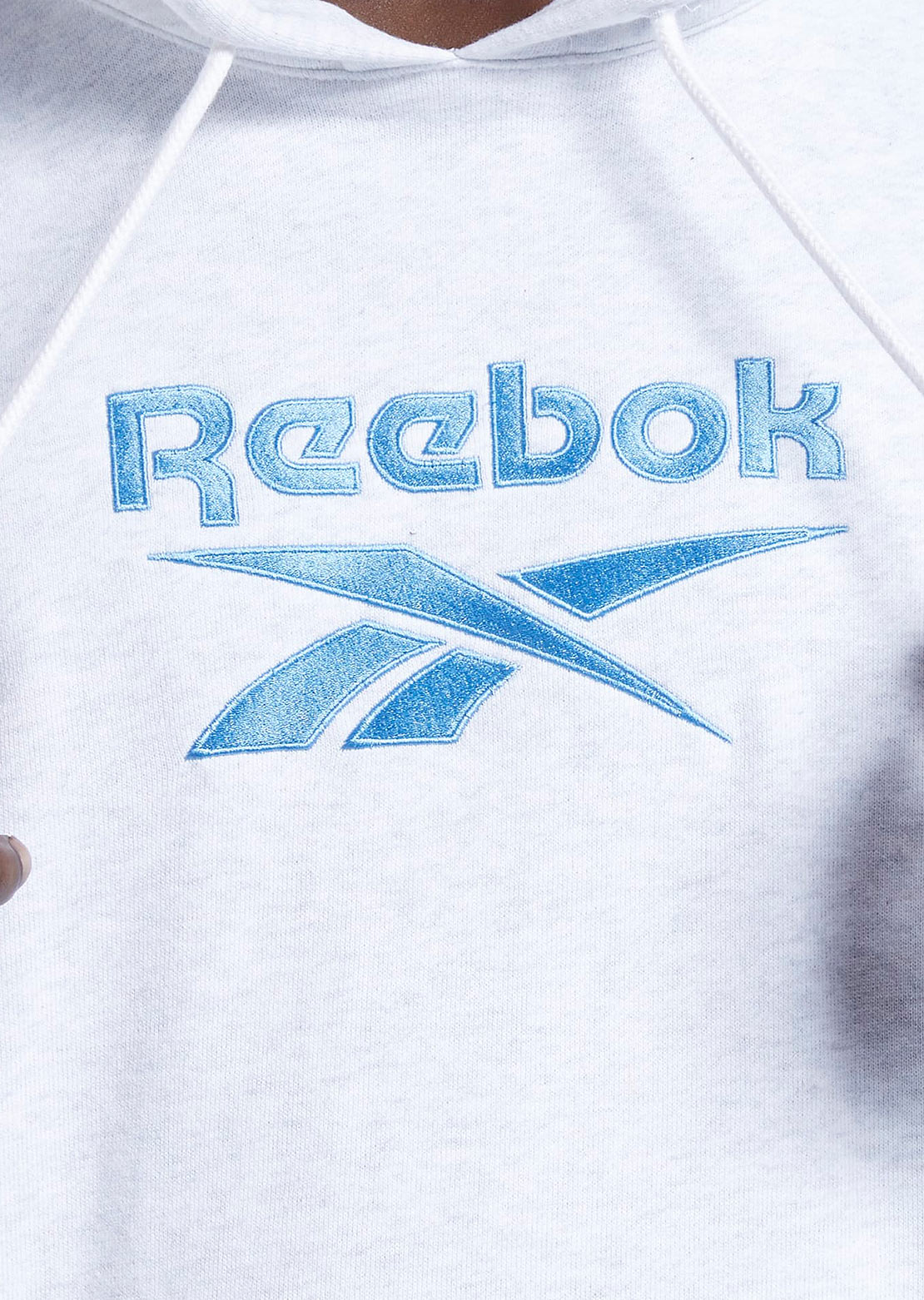 Reebok Unisex Classics F Vector Hood White Mélange/Essential Blue