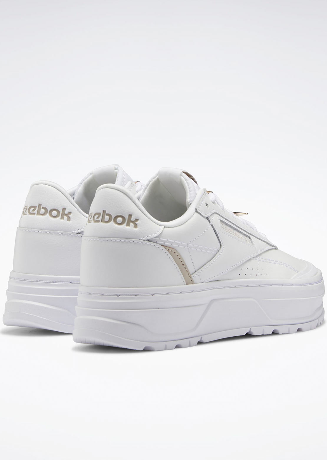 Reebok Women&#39;s Club C Double Geo Shoes FTWR White/FTWR White/Moonstone