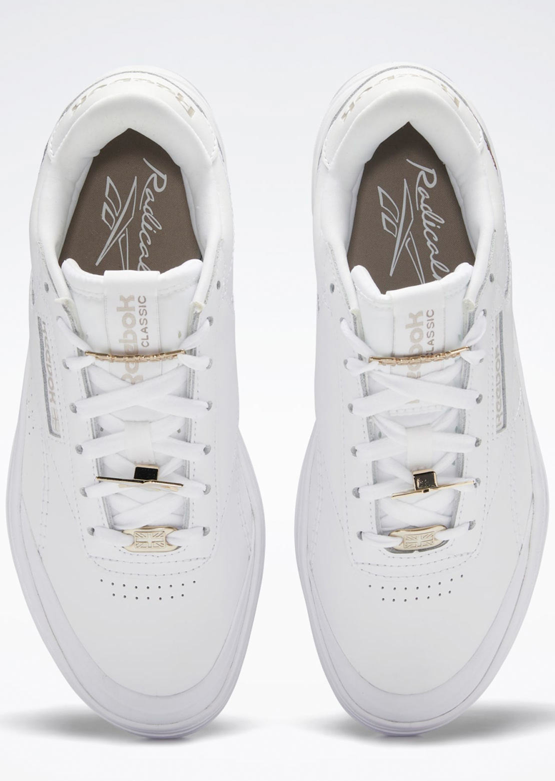 Reebok Women&#39;s Club C Double Geo Shoes FTWR White/FTWR White/Moonstone