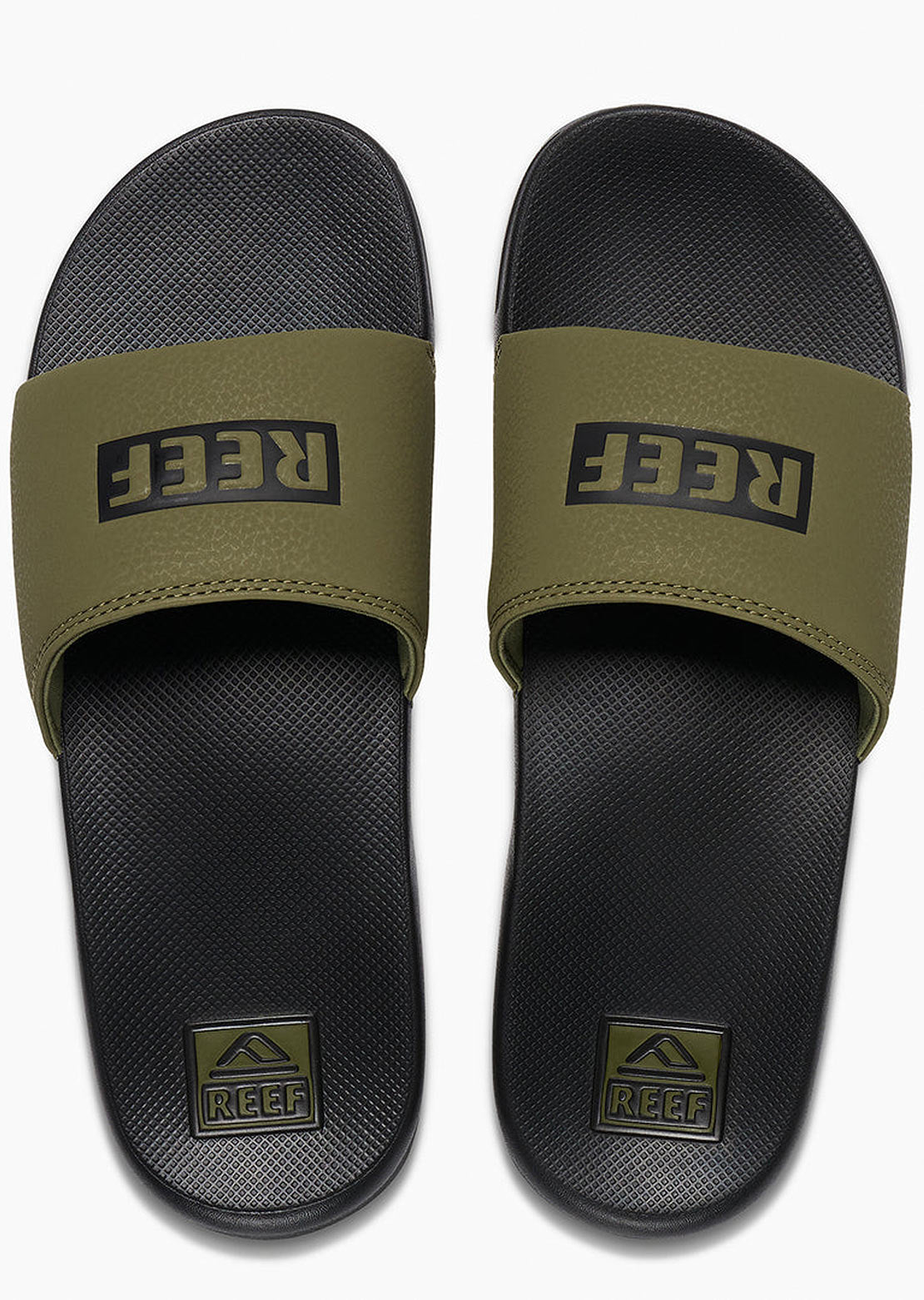 Reef Men&#39;s One Slides Olive Reef