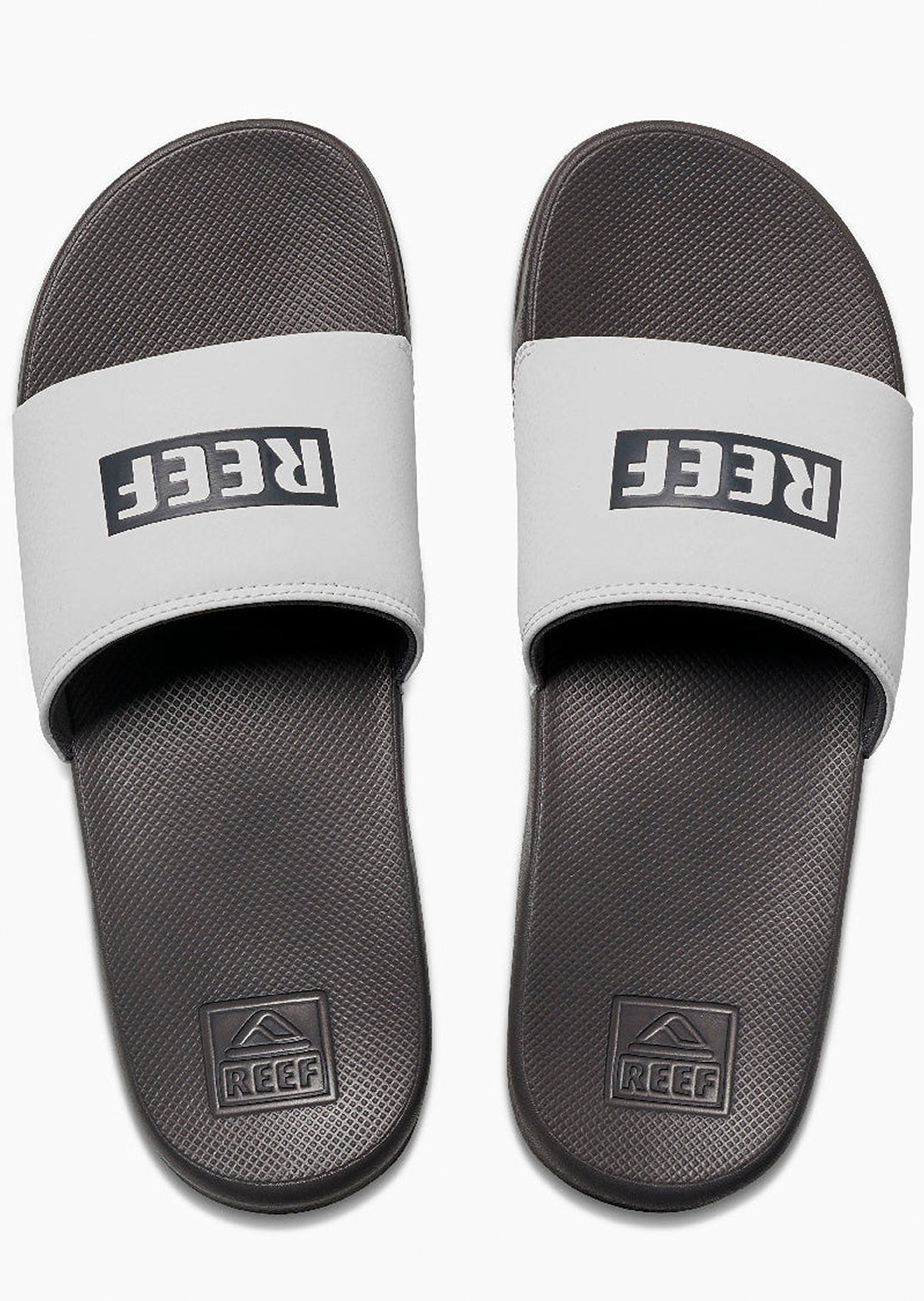 Reef Men&#39;s One Slides Reef White/Grey