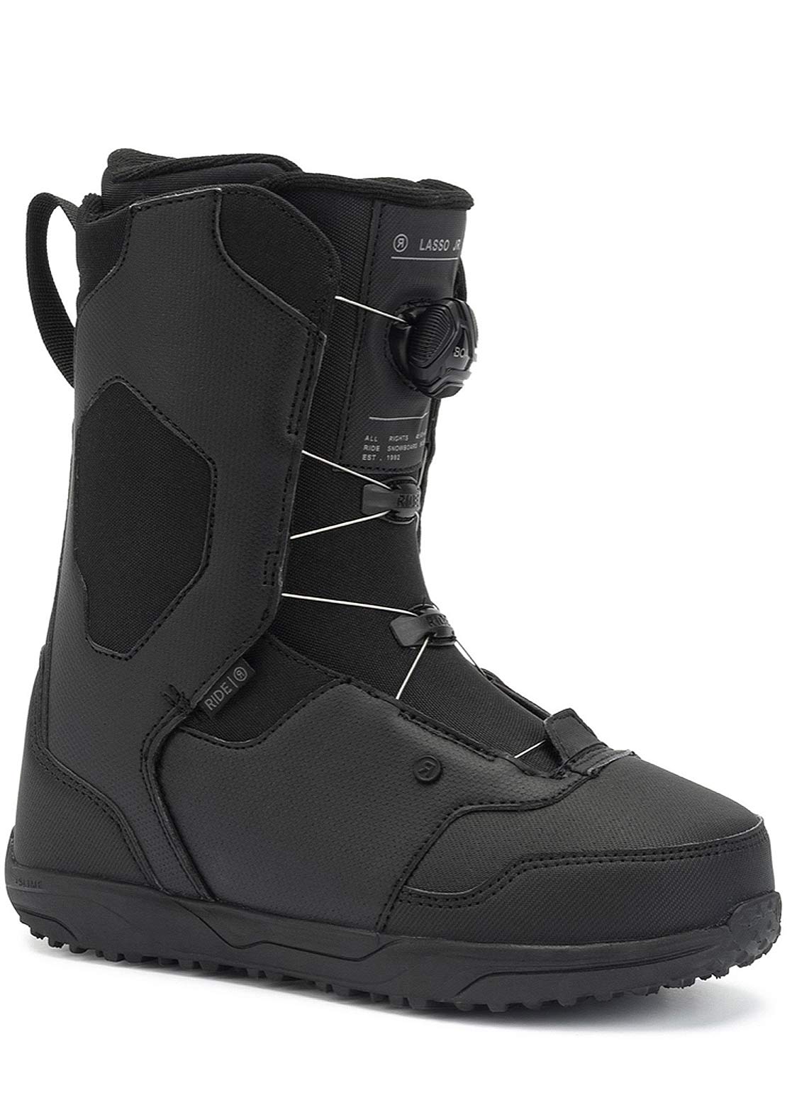 Ride Junior Lasso Jr. Snowboard Boots Black