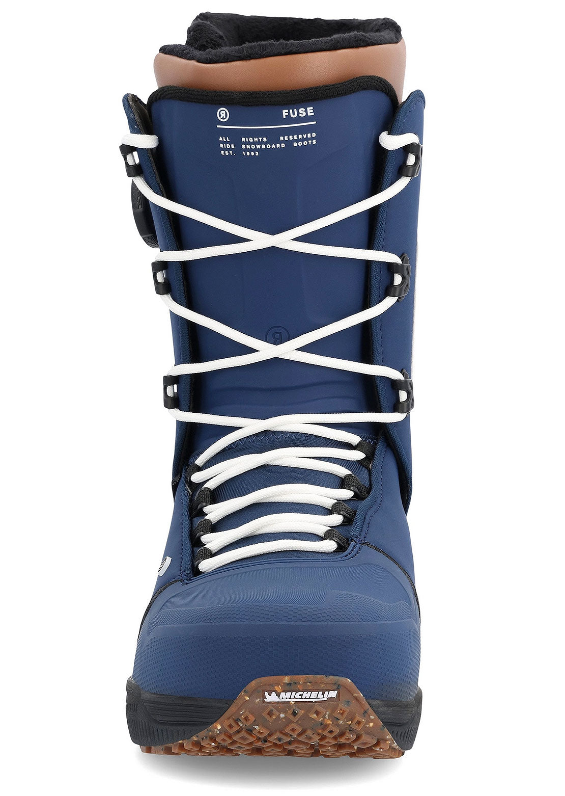 Ride Men&#39;s Fuse Snowboard Boots Shoeburt Navy