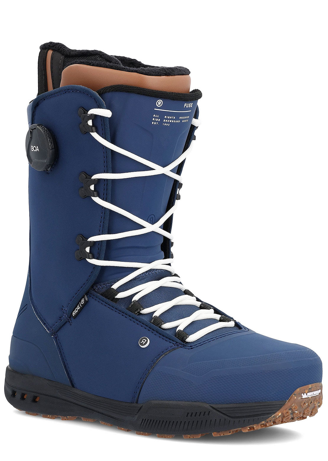 Ride Men&#39;s Fuse Snowboard Boots Shoeburt Navy