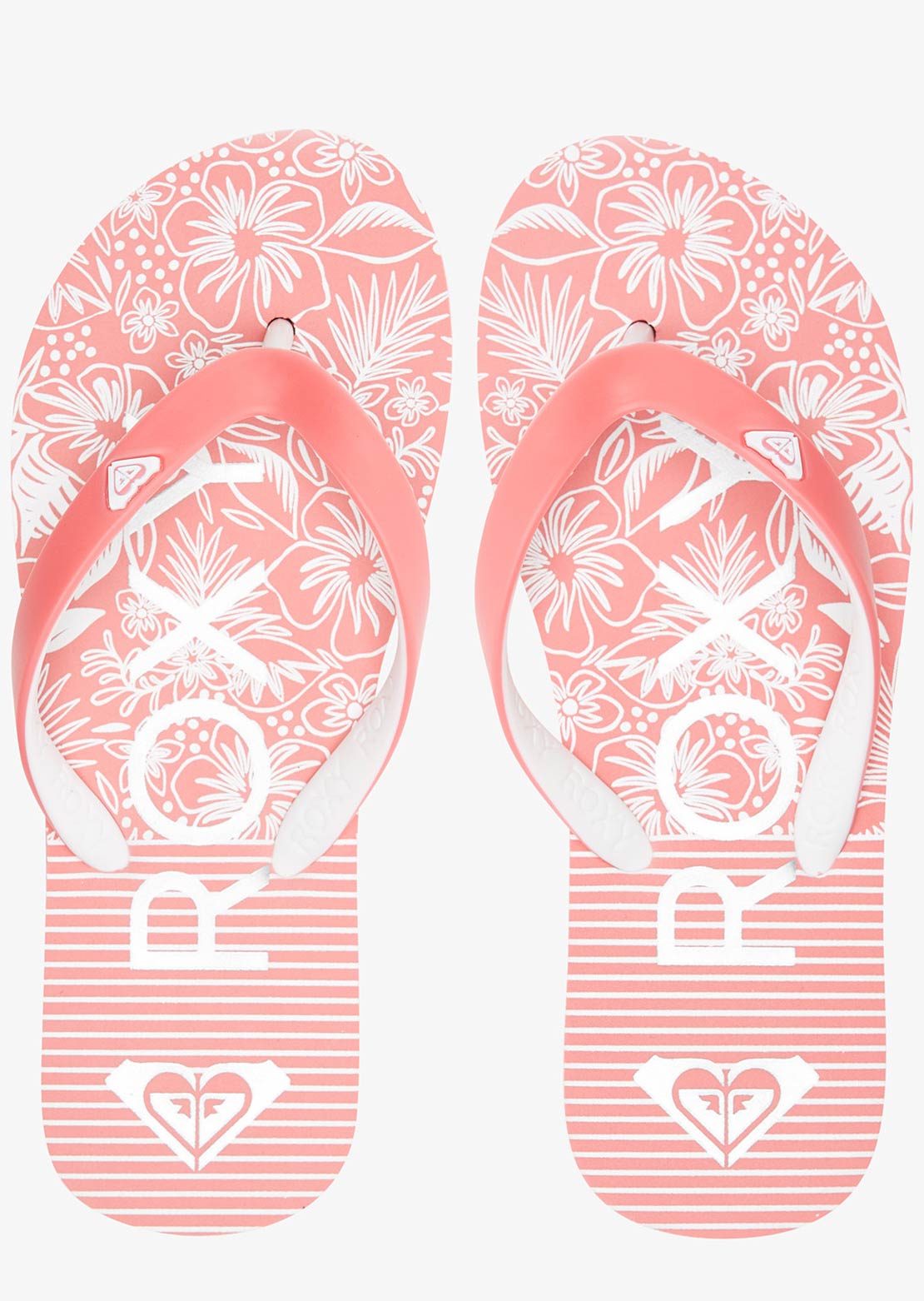 Roxy Junior RG Tahiti VII Sandals Red/White