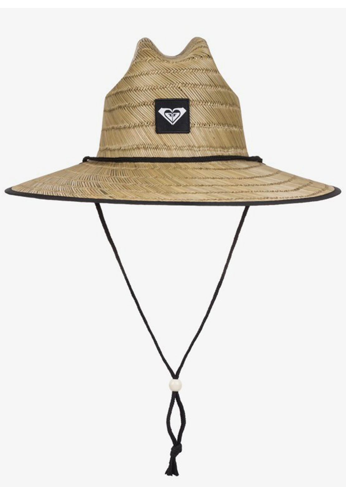 Roxy Women&#39;s Tomboy 2 Straw Hat True Black Front