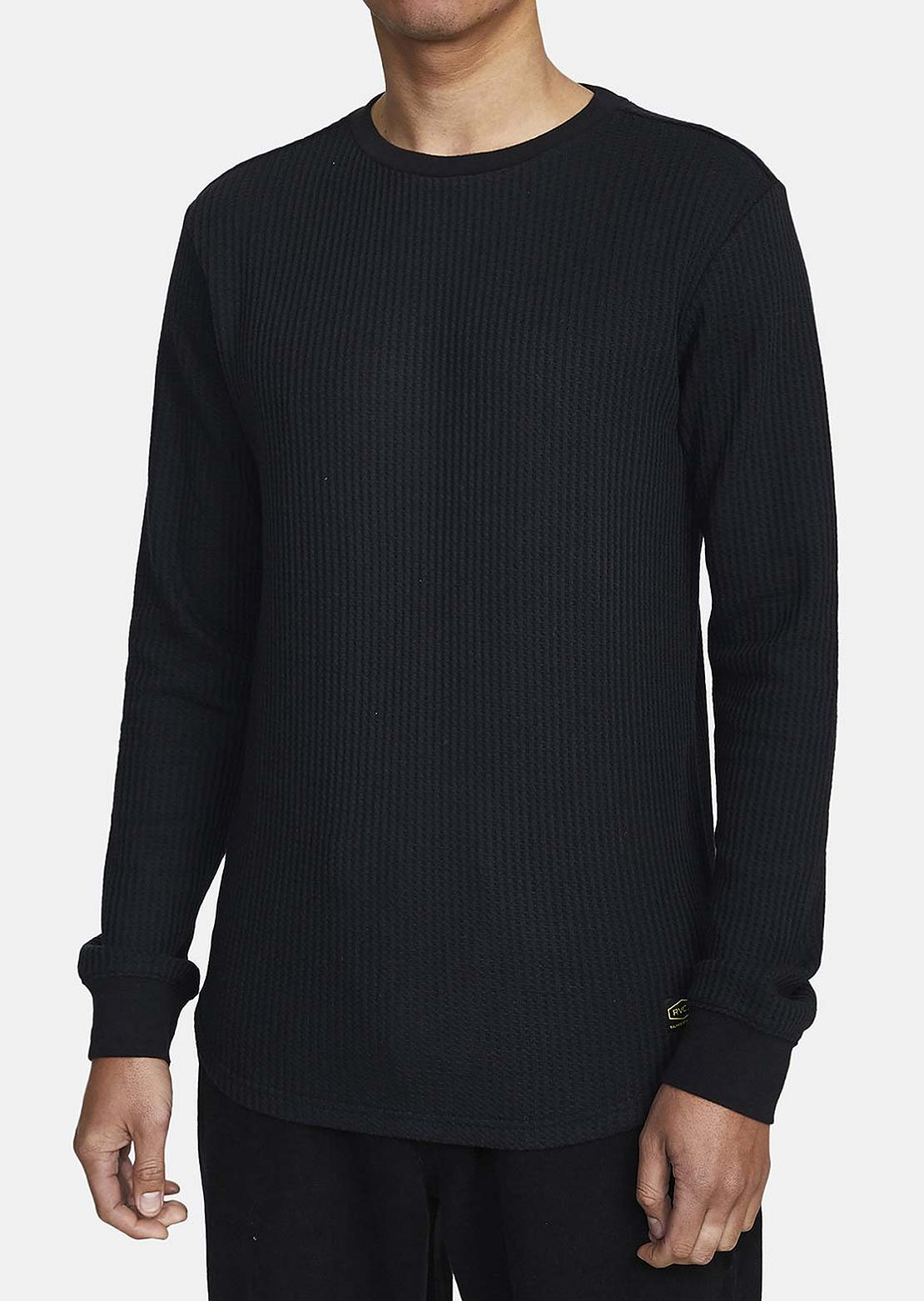 RVCA Men&#39;s Day Shift Thermal Longsleeve Black