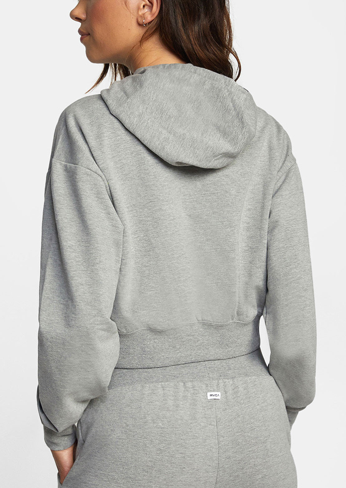 RVCA Women&#39;s Rise Up Hood Heather Grey