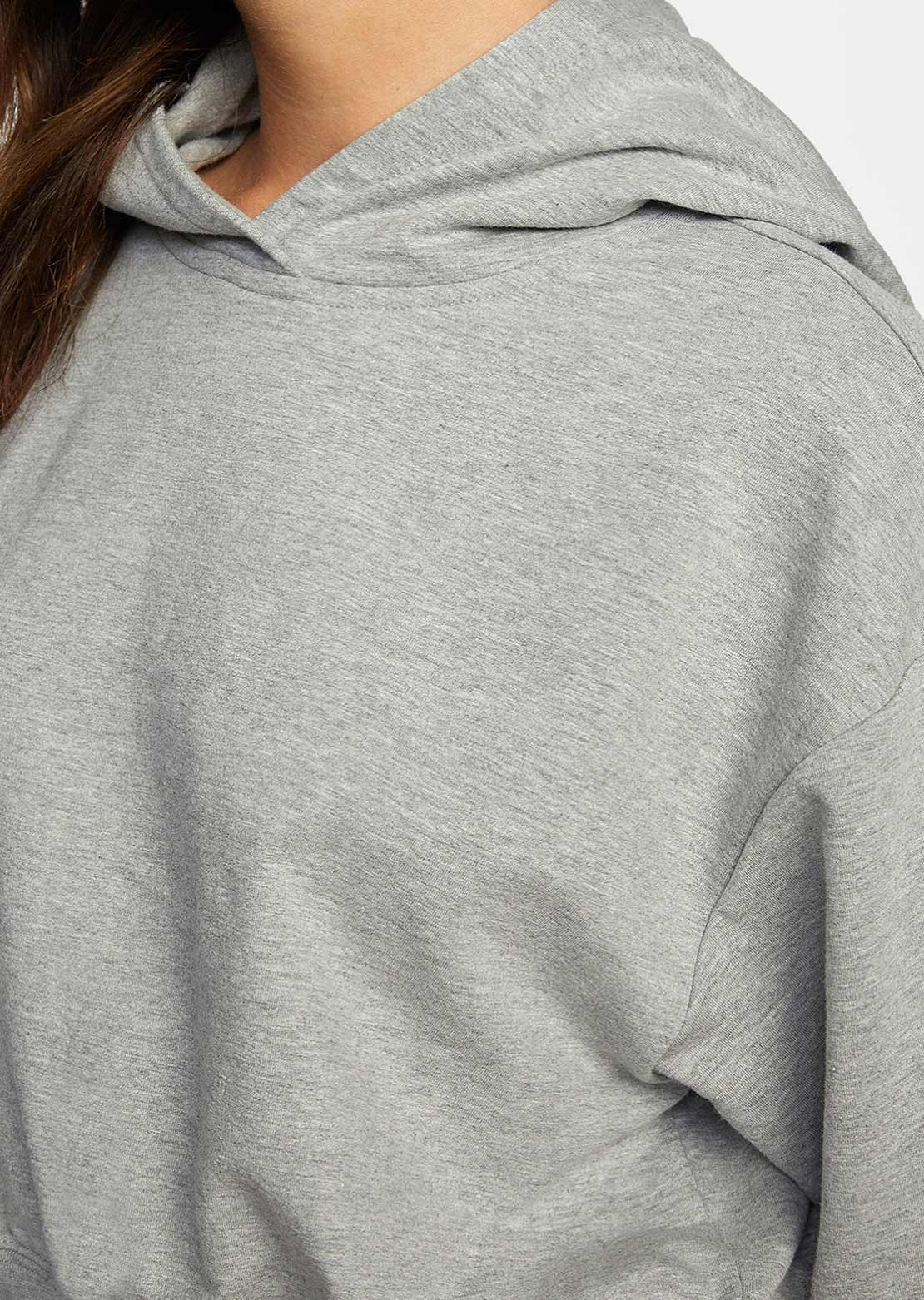 RVCA Women&#39;s Rise Up Hood Heather Grey