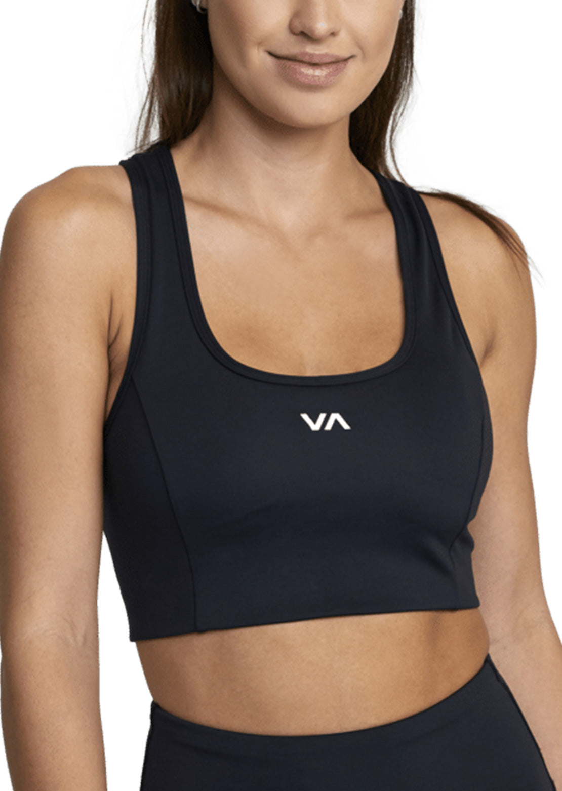RVCA Women&#39;s VA Essential Bra Top Black