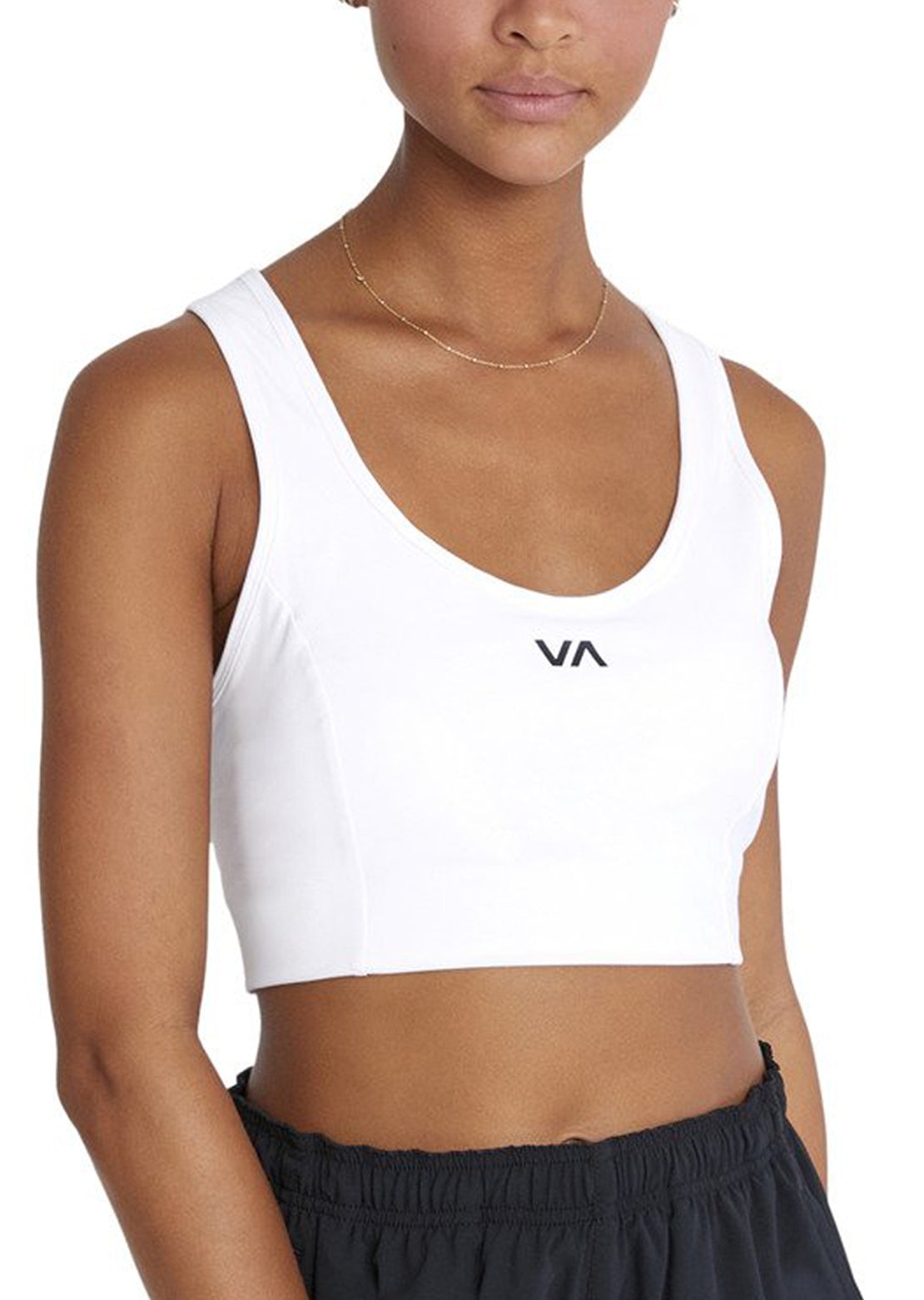 RVCA Women&#39;s VA Essential Bra Top White