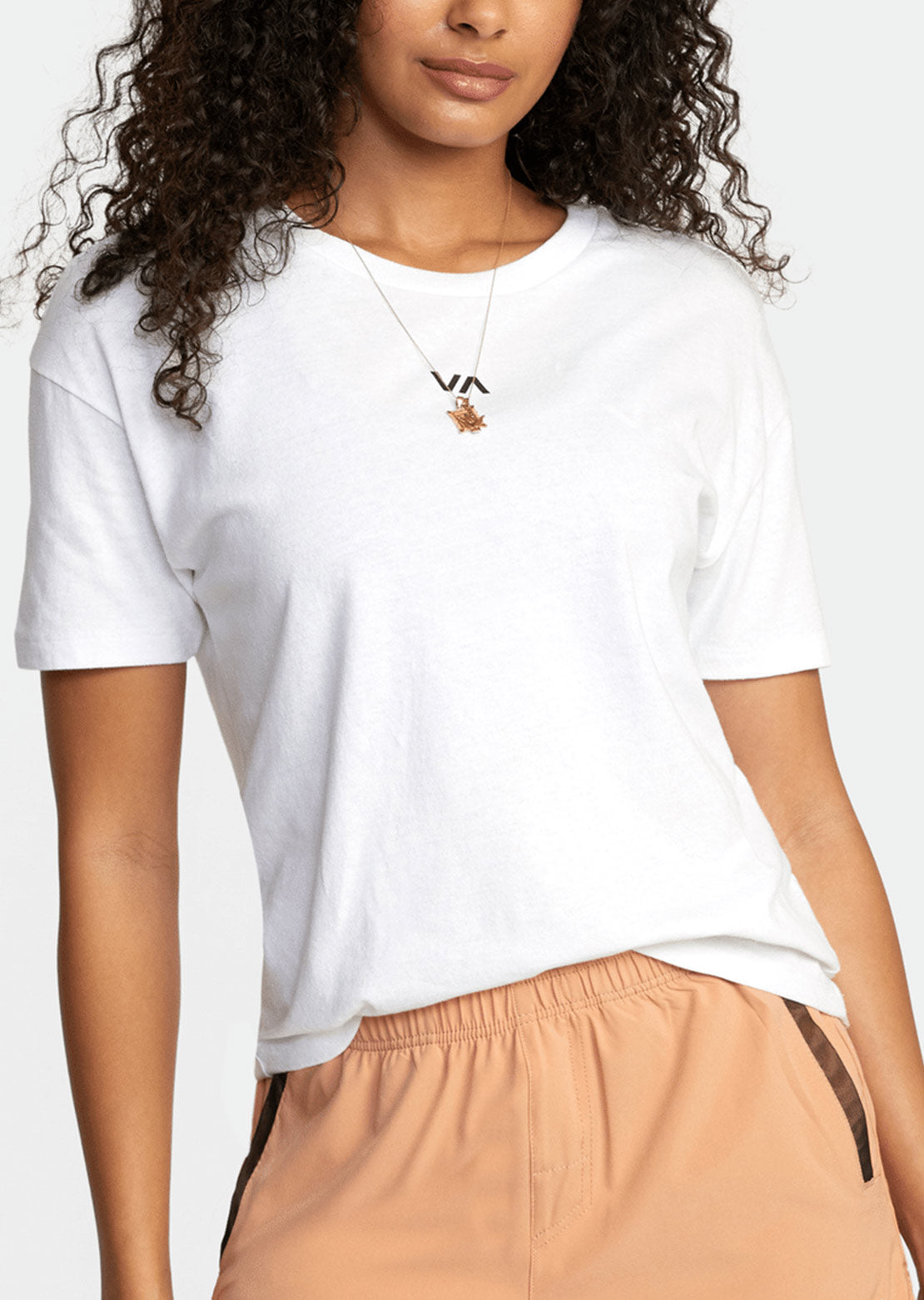 RVCA Women&#39;s VA Essential T-Shirt White
