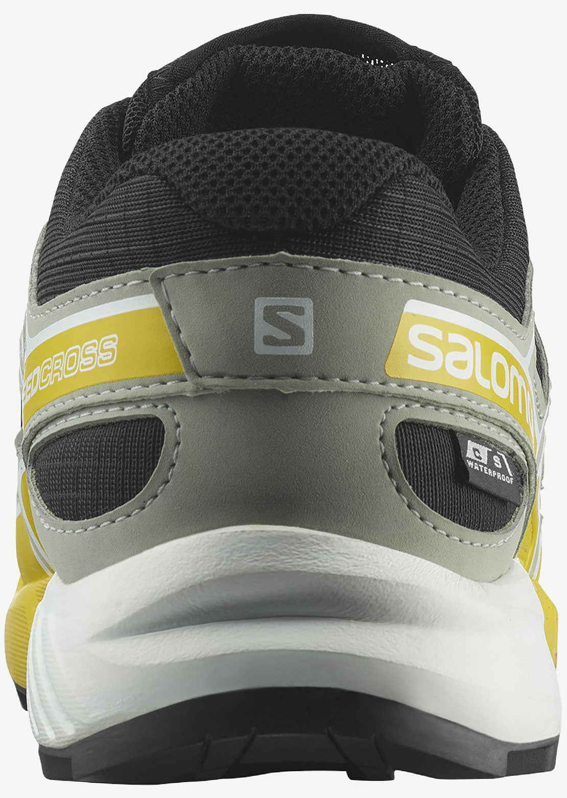Salomon Junior Speedcross CSWP Shoes Black/Wrought Iron/Lemon