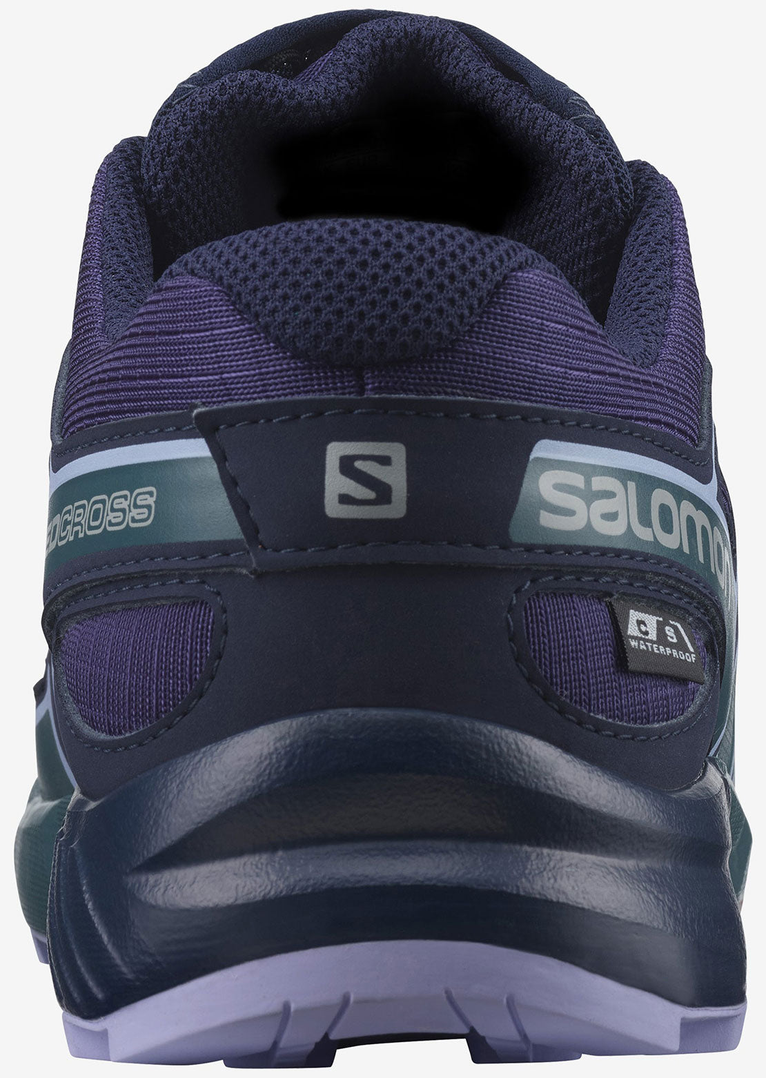 Salomon Junior Speedcross CSWP Shoes Grape Juice/Mallard Blue/Lavender