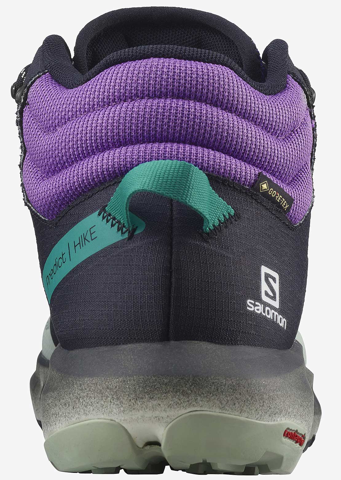 Salomon Men&#39;s Predict Hike Mid GORE-TEX Shoes Black/Aqua Gray/Royal Lilac