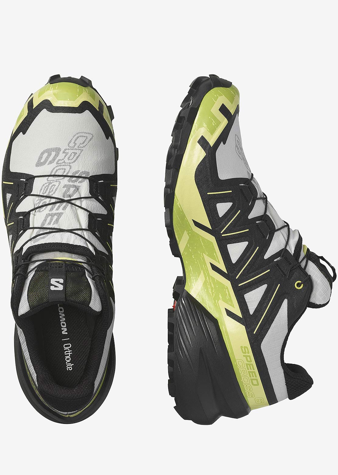 Salomon Men&#39;s Speedcross 6 GORE-TEX Shoes Lunar Rock/Black/Sunny Lime