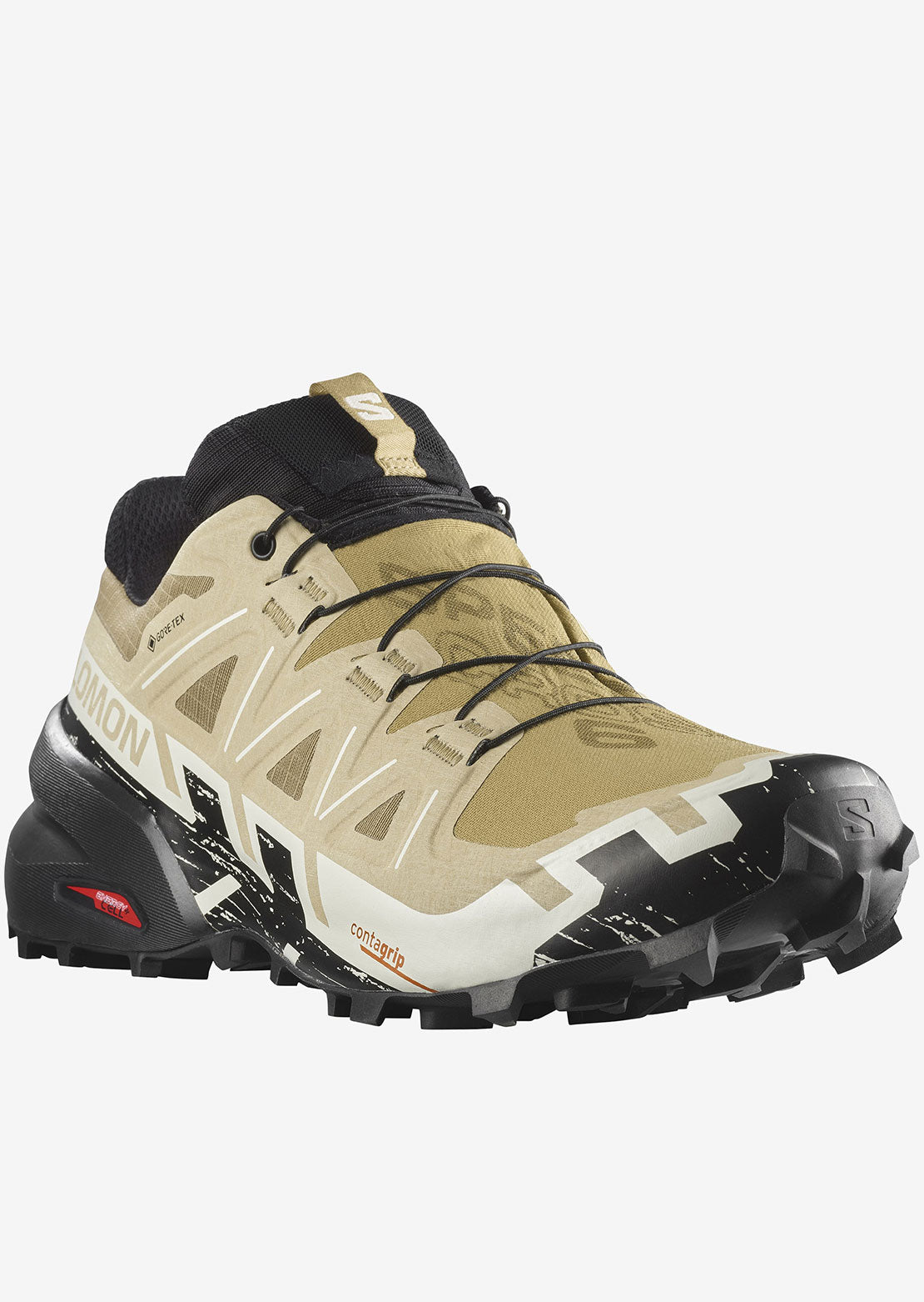 Salomon Men's Speedcross 6 GORE-TEX Shoes Kelp/Black/Vanila