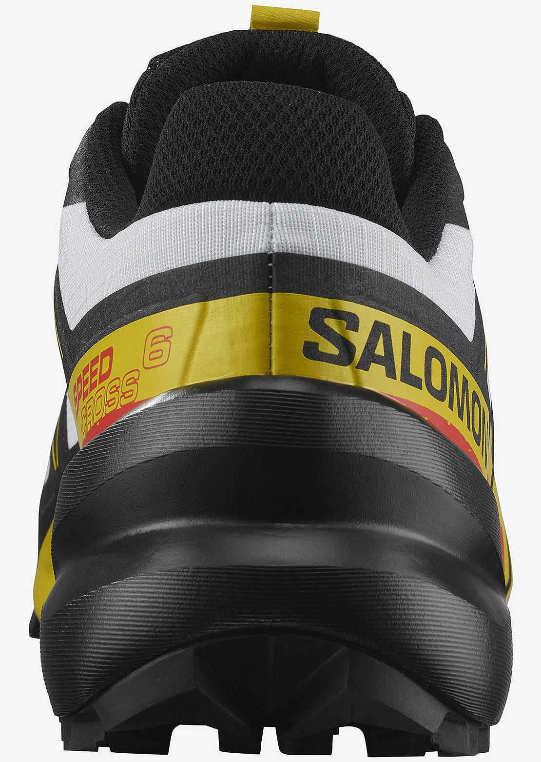 Salomon Men's Speedcross 6 Shoes White/Black/Empire Yellow