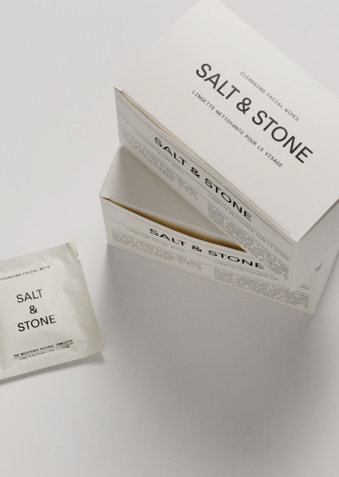 Salt &amp; Stone Cleansing Facial Wipes